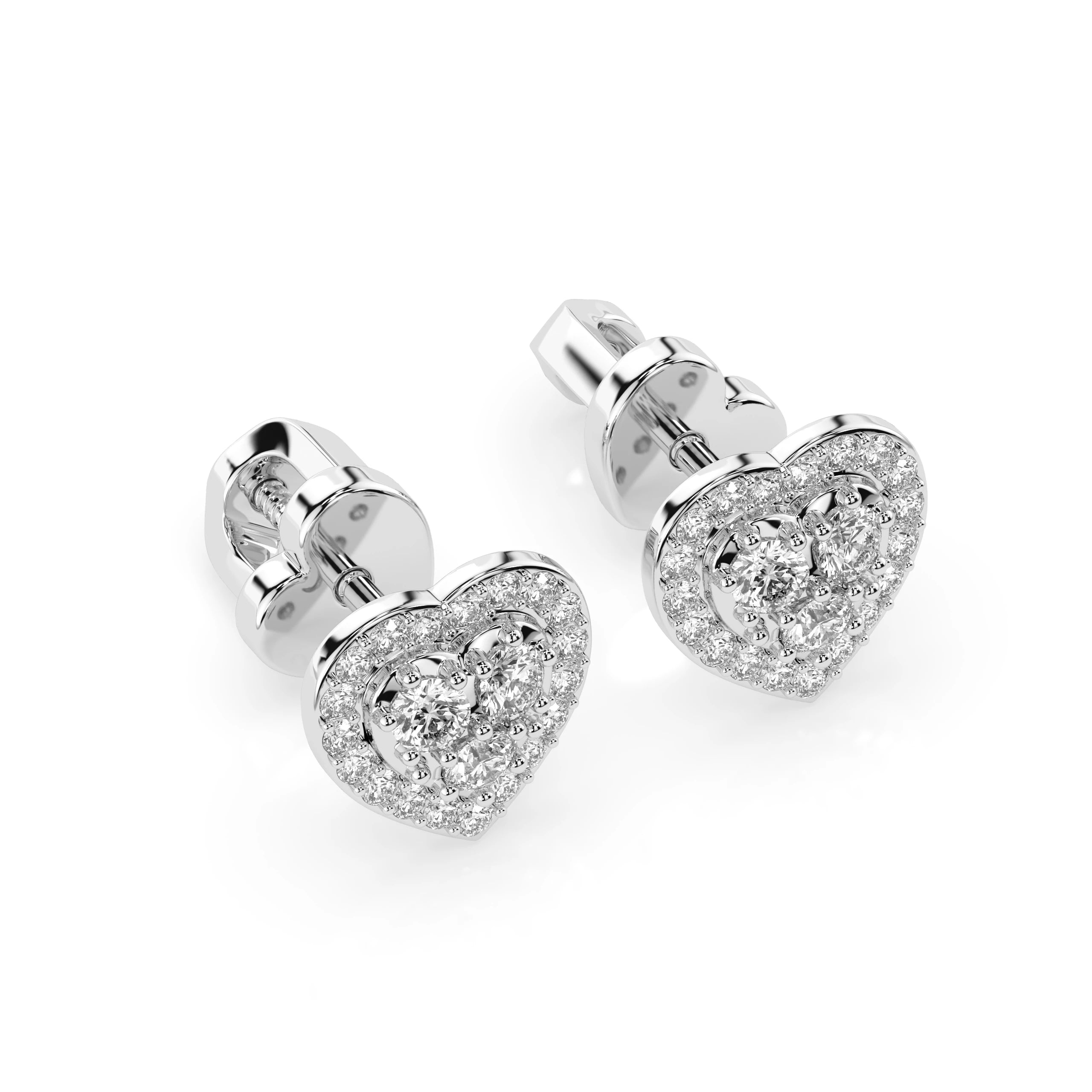 Illusion Earring (Round), 0.17 ct — 102-10096
