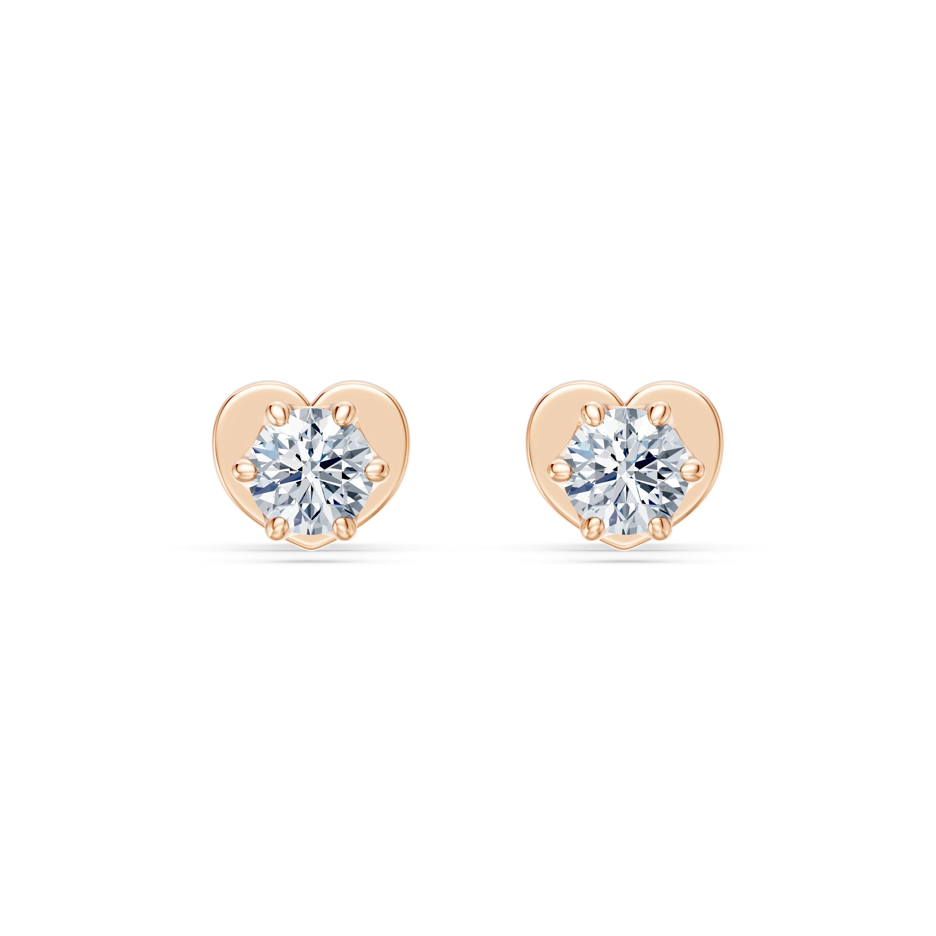 Solitaire Butterfly Earring, 0.3 ct — 102-10040/1(3.4)