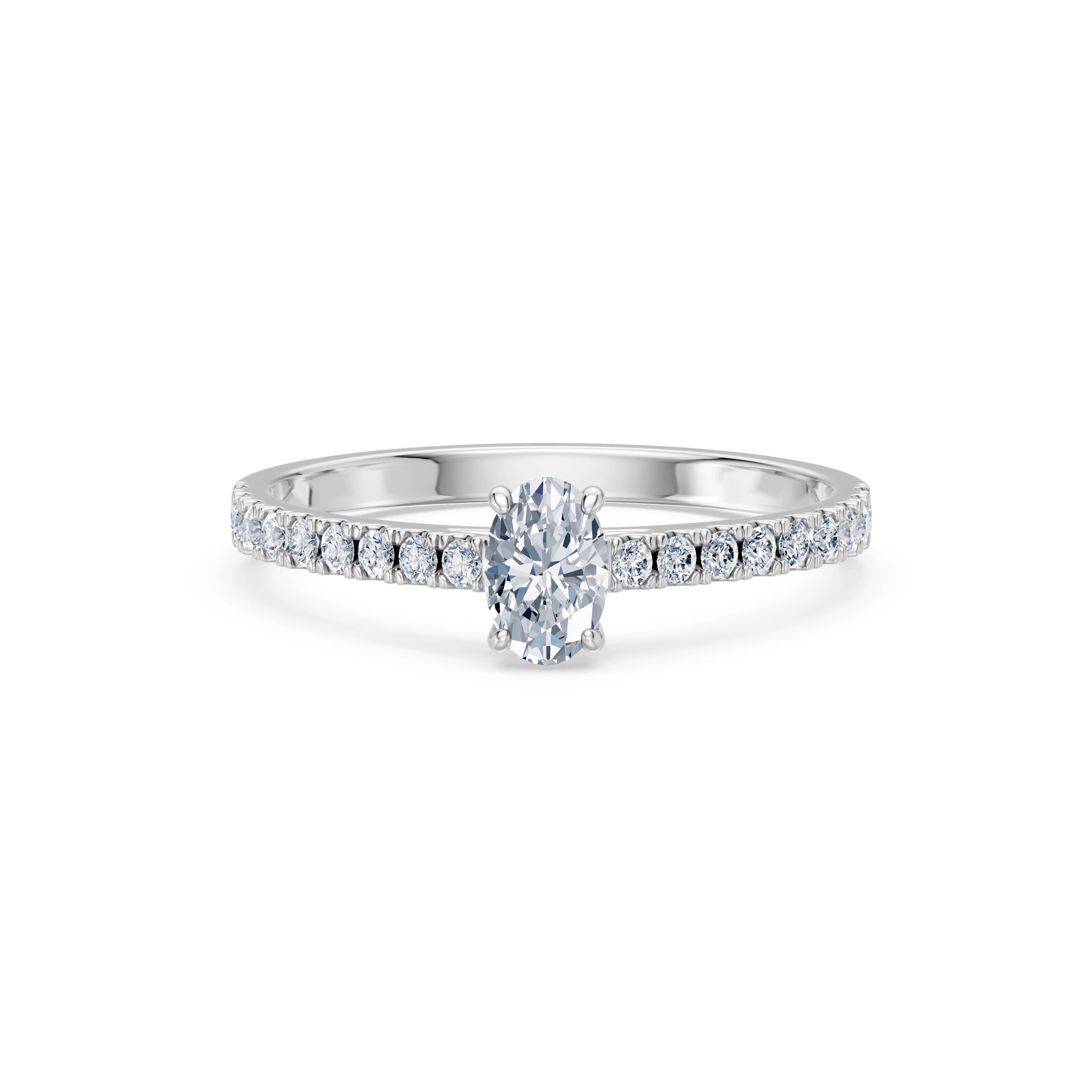Solitaire Eternity Ring, 0.3 ct — 101-10191(0.30)OV