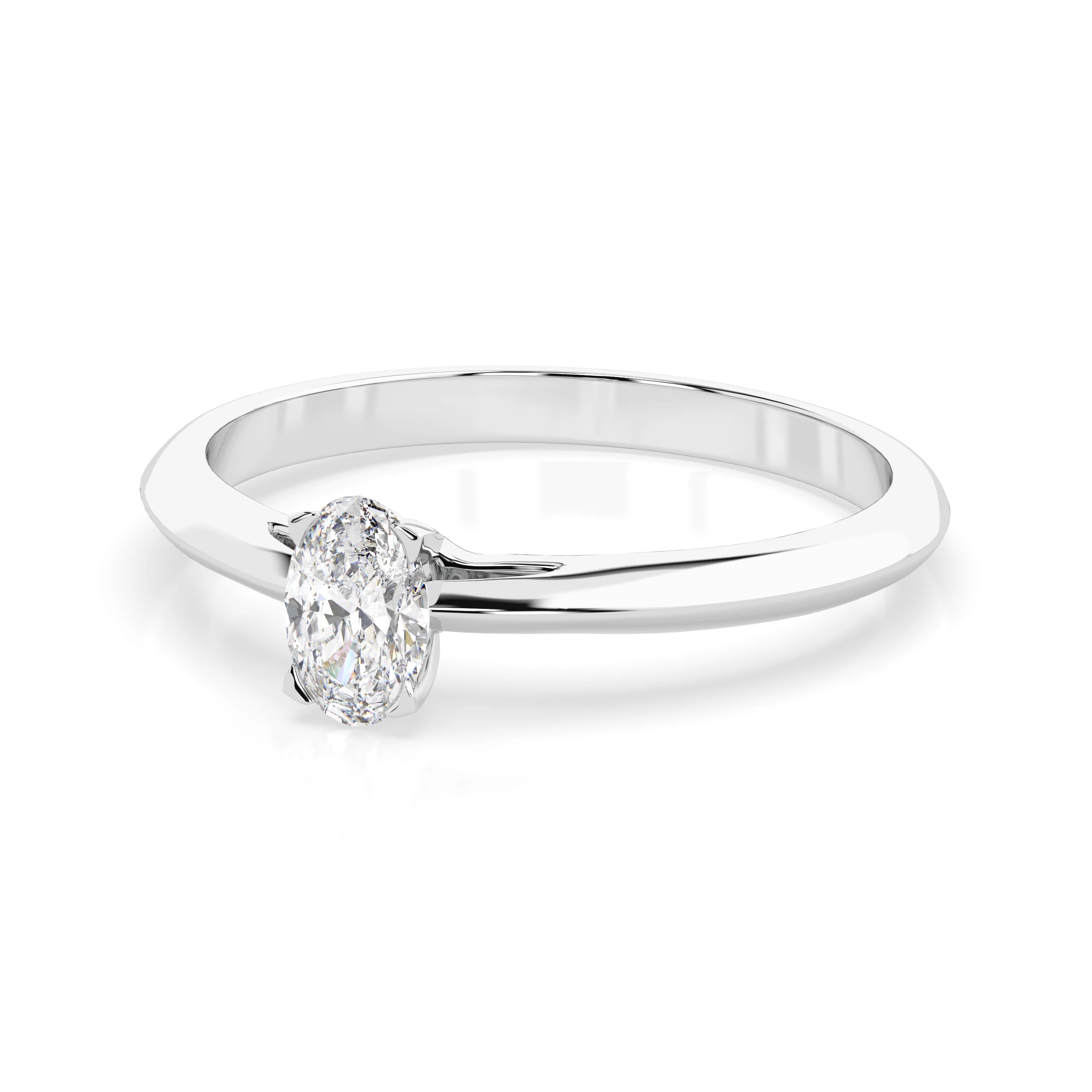 Solitaire Ring (Oval), 0.3 ct — 101-10190(0.30)OV