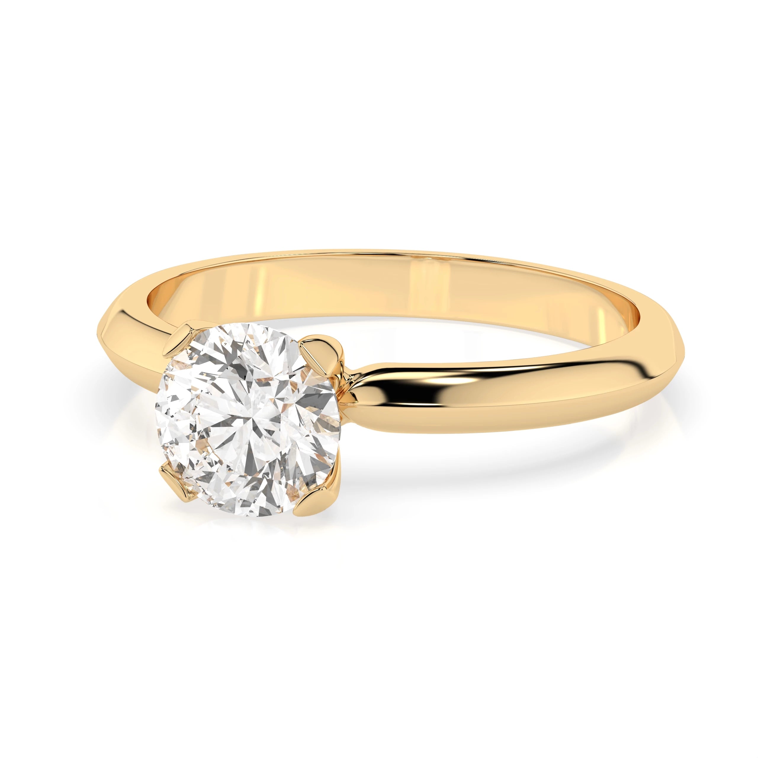 Solitaire Ring (Round), 1.0 ct — 101-10089(6.5)