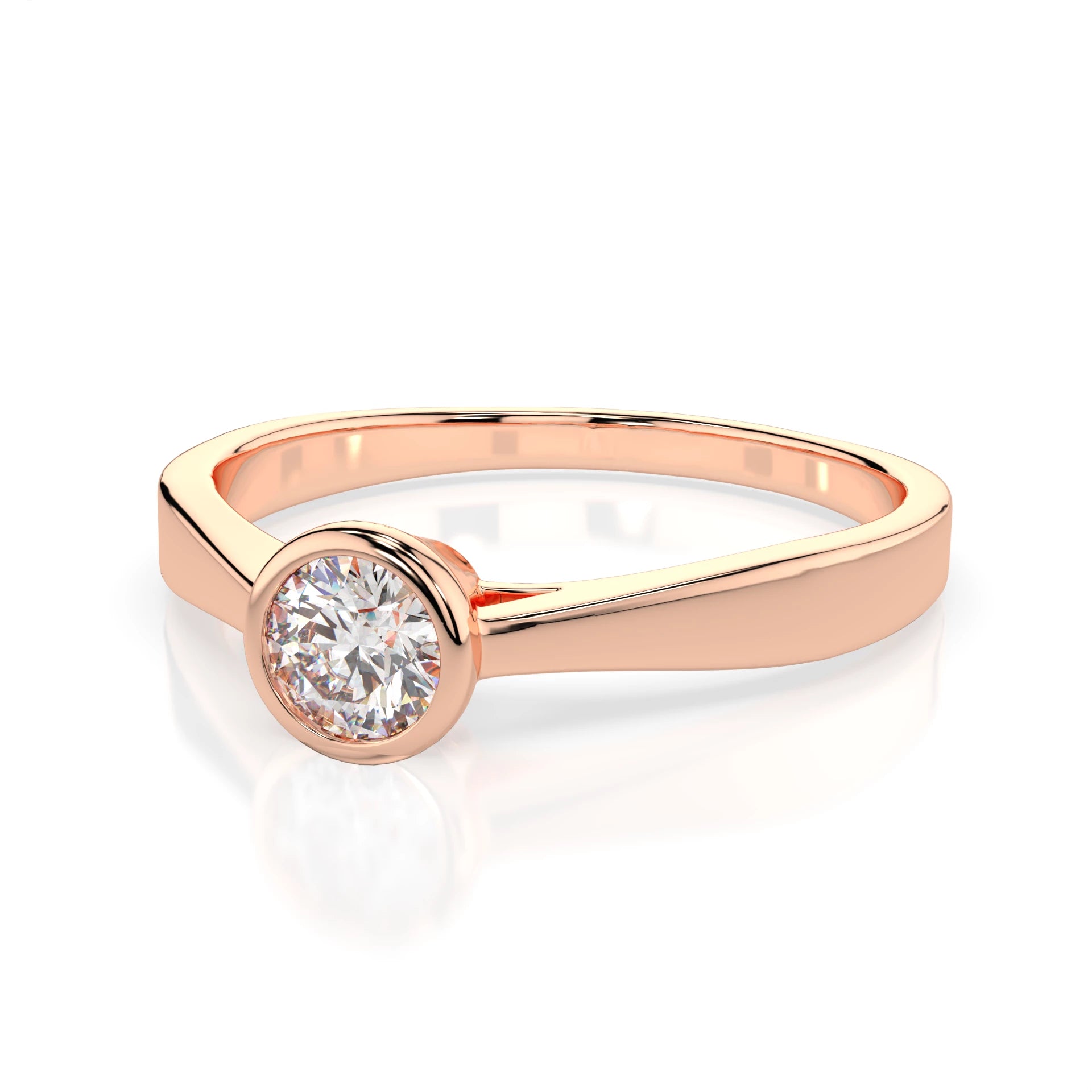 Solitaire Ring (Round), 0.3 ct — 101-10010(4.2)