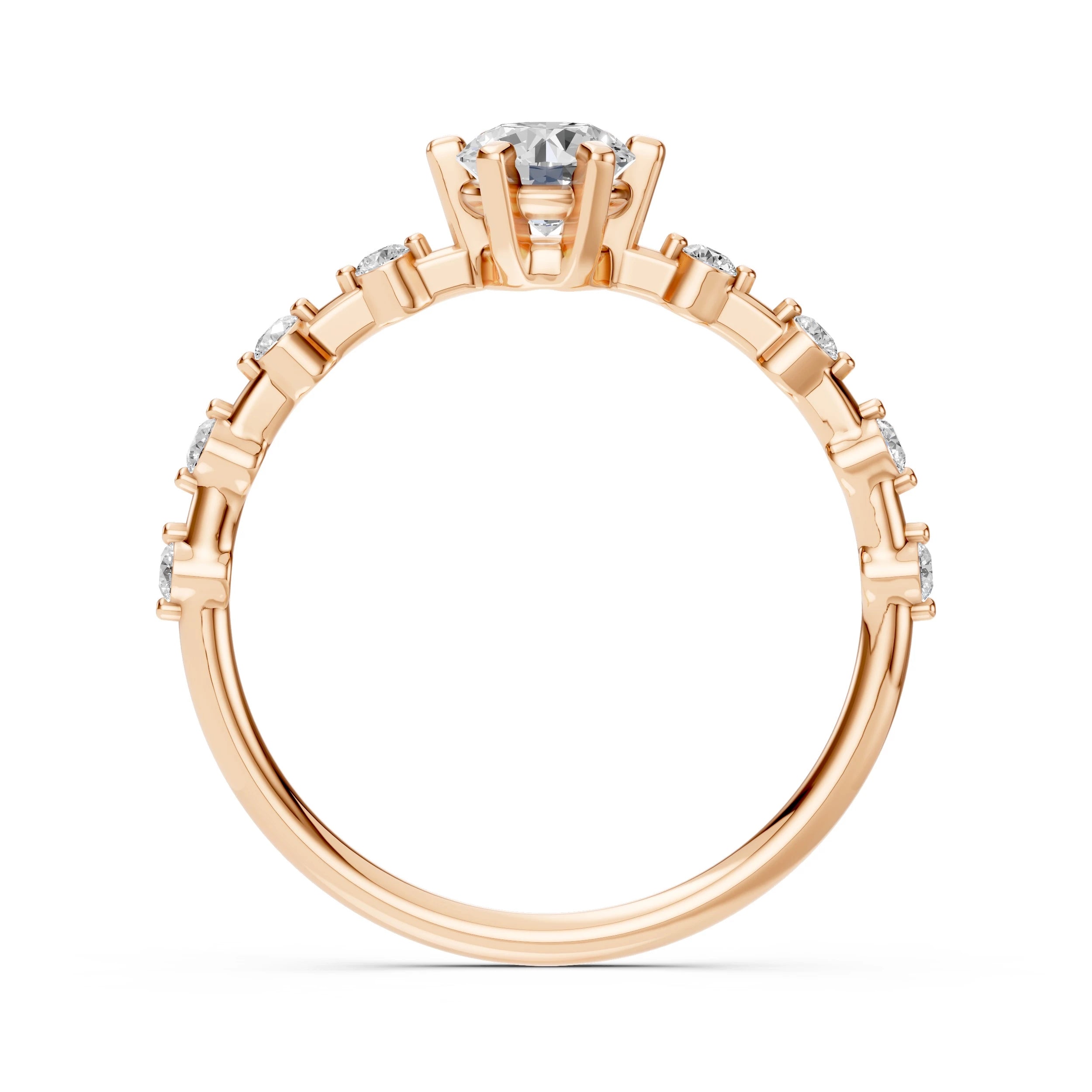 Solitaire Eternity Ring (Round), 0.5 ct — 101-10144(5.1)