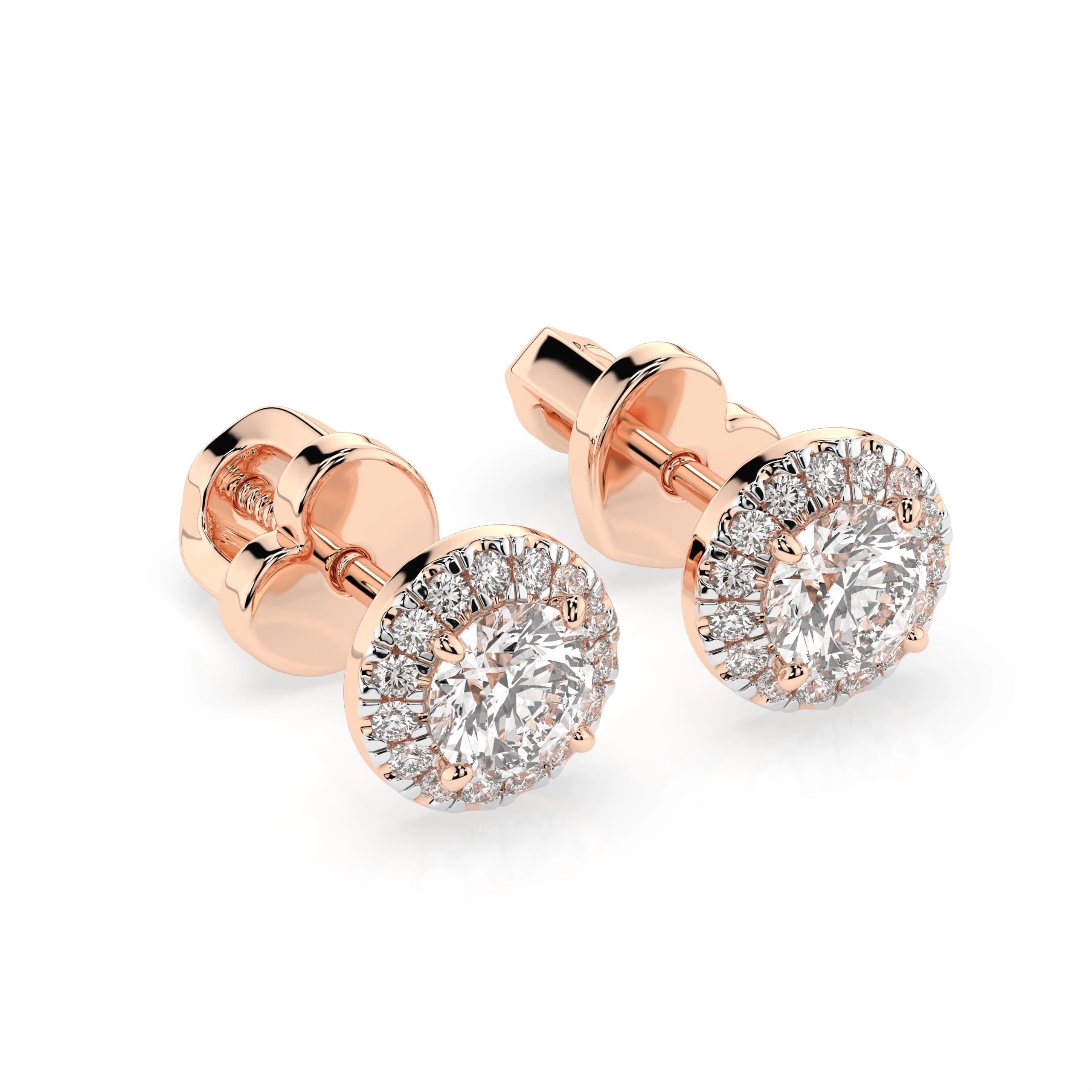 Solitaire Eternity Earring (Round), 0.4 ct — 102-10095(3.7)