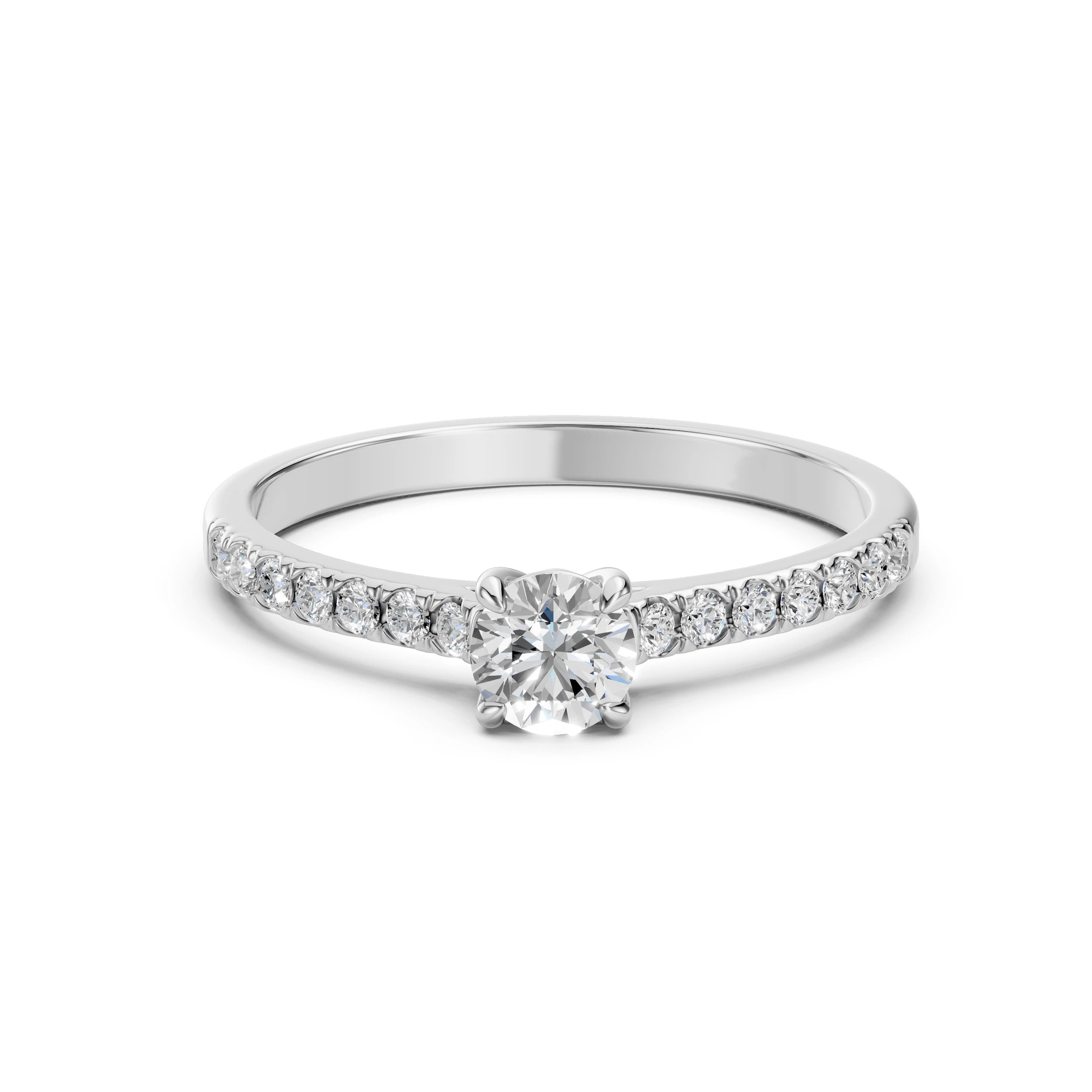 Solitaire Eternity Ring (Round), 0.4 ct — 101-10094(4.7)