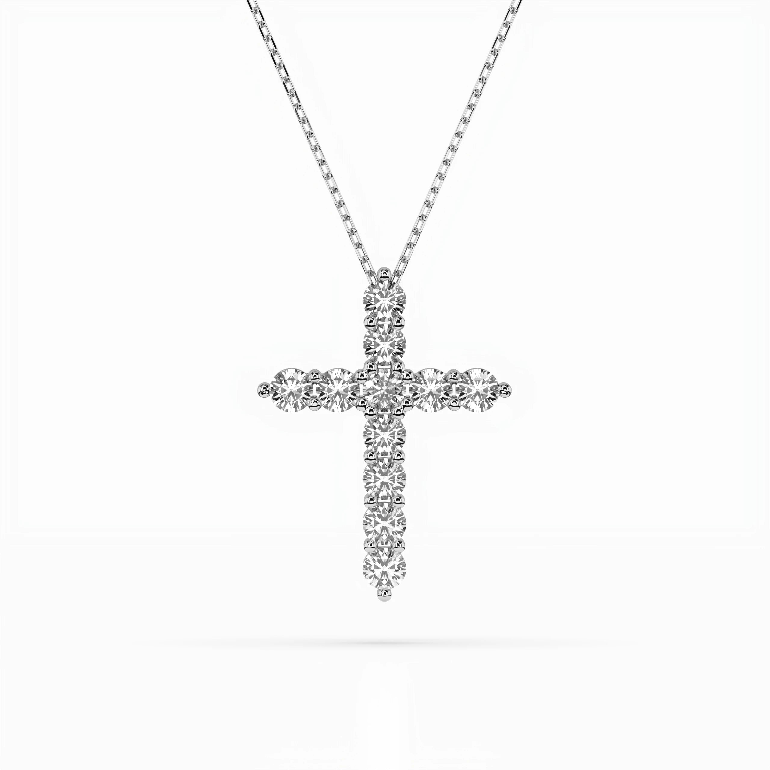 Minimalism Necklace (Round), 1.65 ct — 104-10039(3.4)