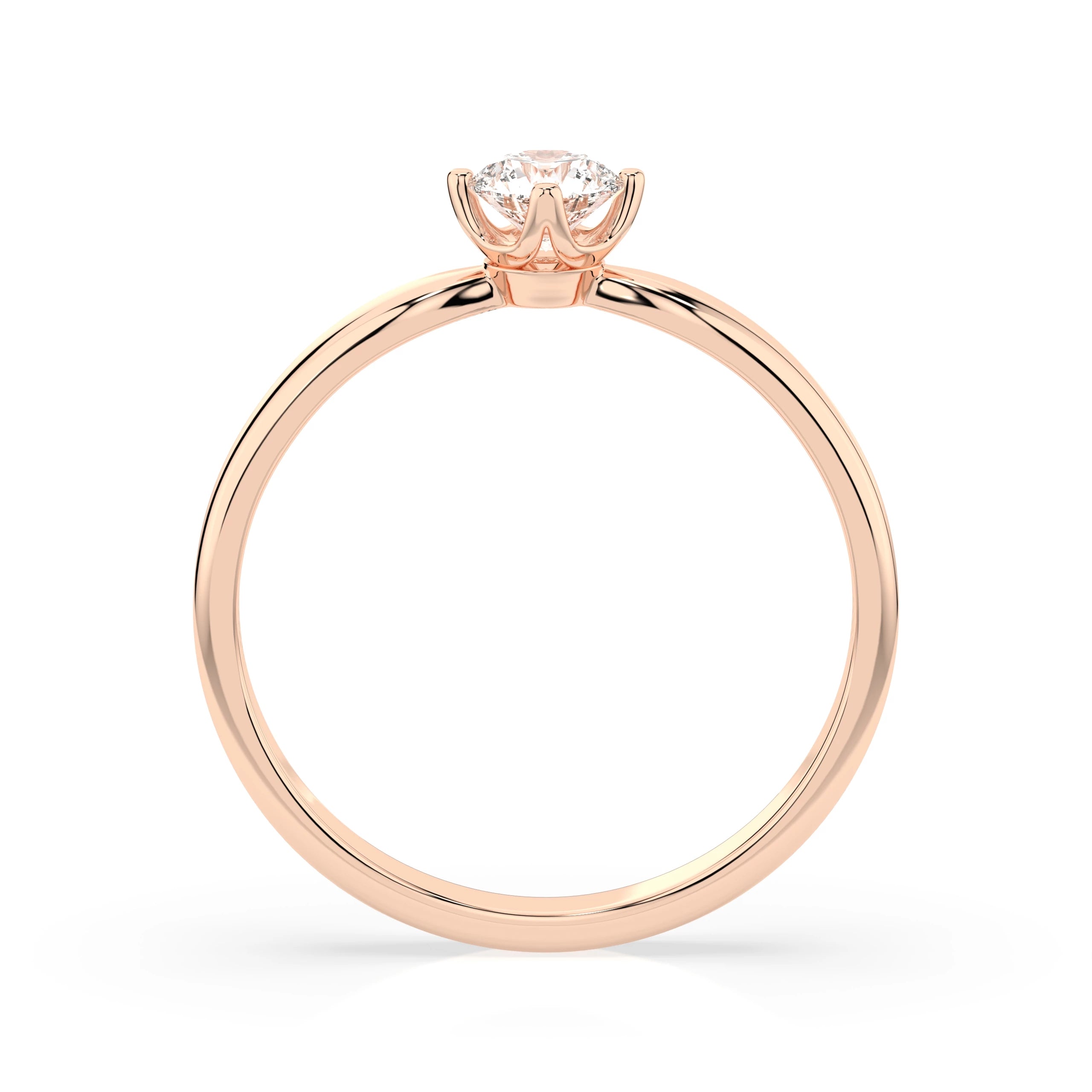 Solitaire Ring (Round), 0.25 ct — 101-10041(4.0)