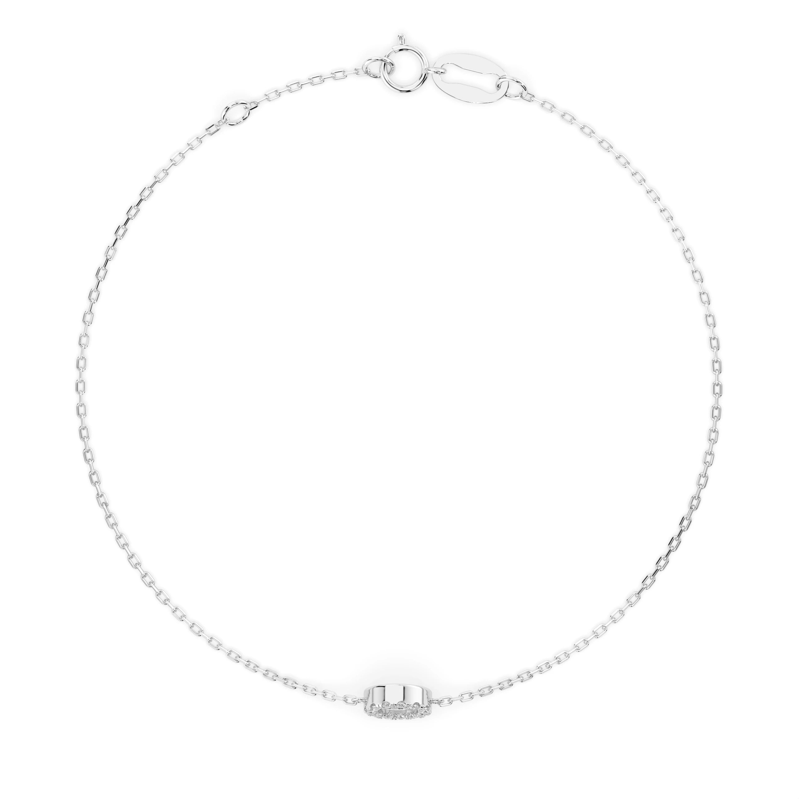 Minimalism Bracelet (Round), 0.07 ct — 105-10015