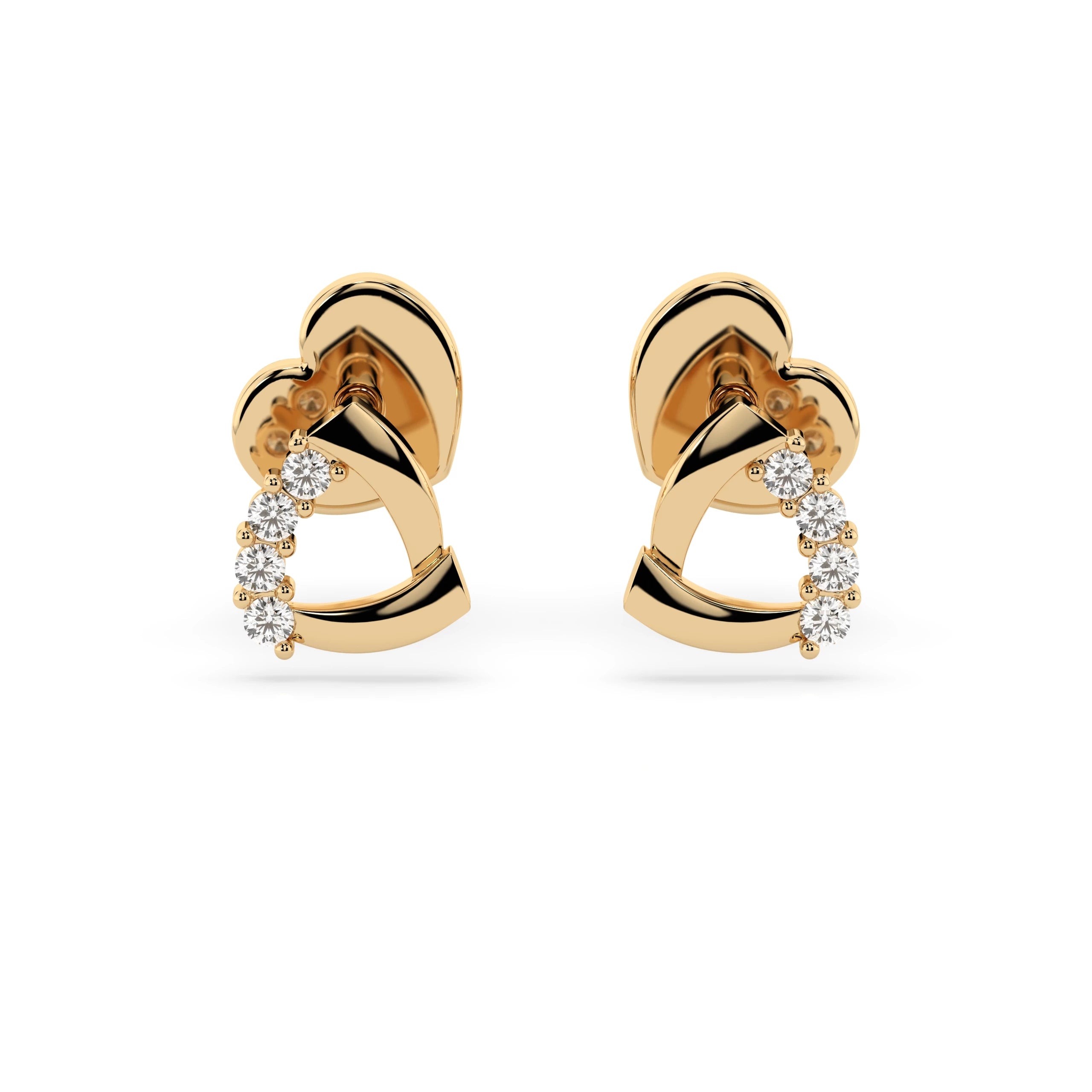 Minimalism Earring (Round), 0.05 ct — 102-10061