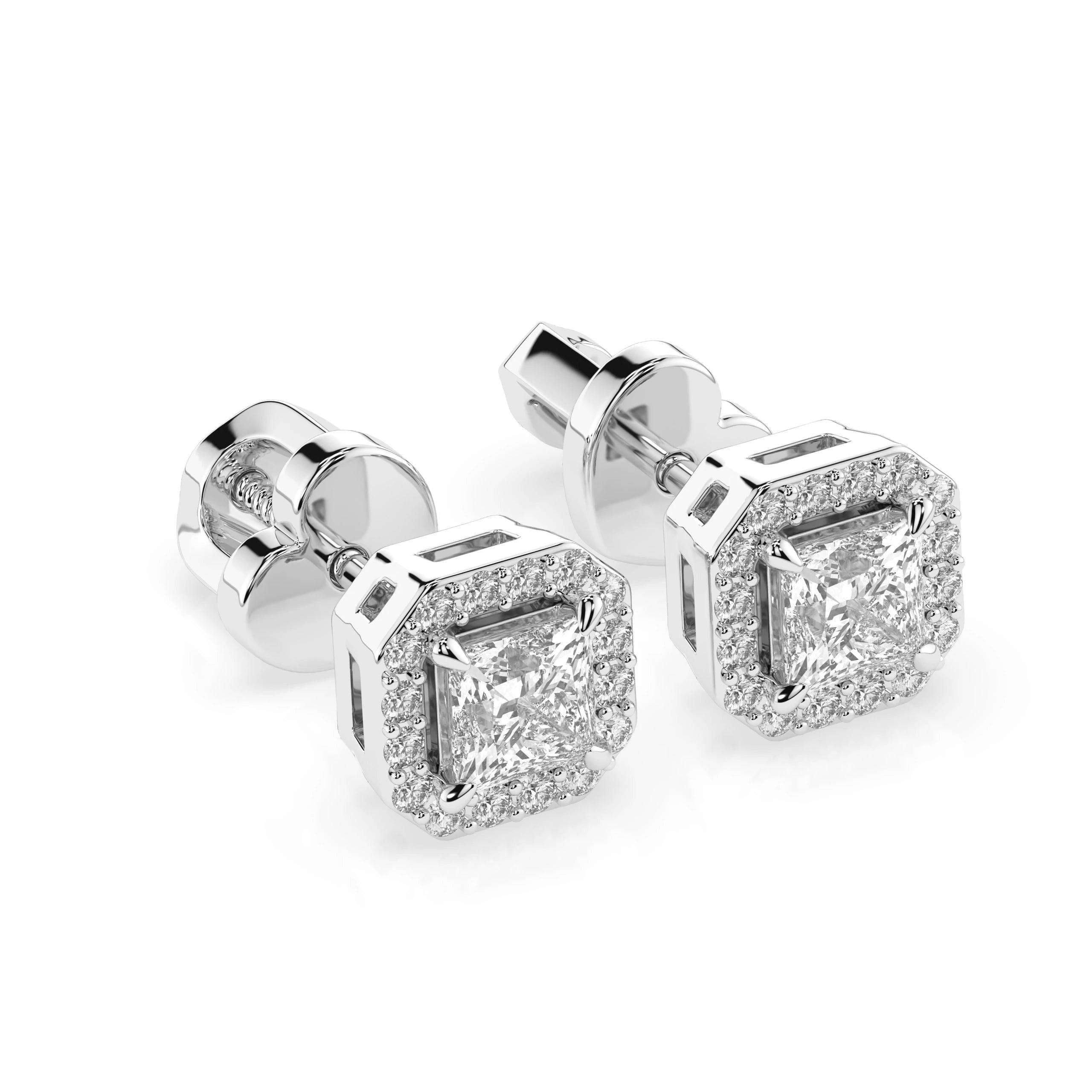 Solitaire Eternity Earring (Princess), 0.34 ct — 102-10115(3.0)PR