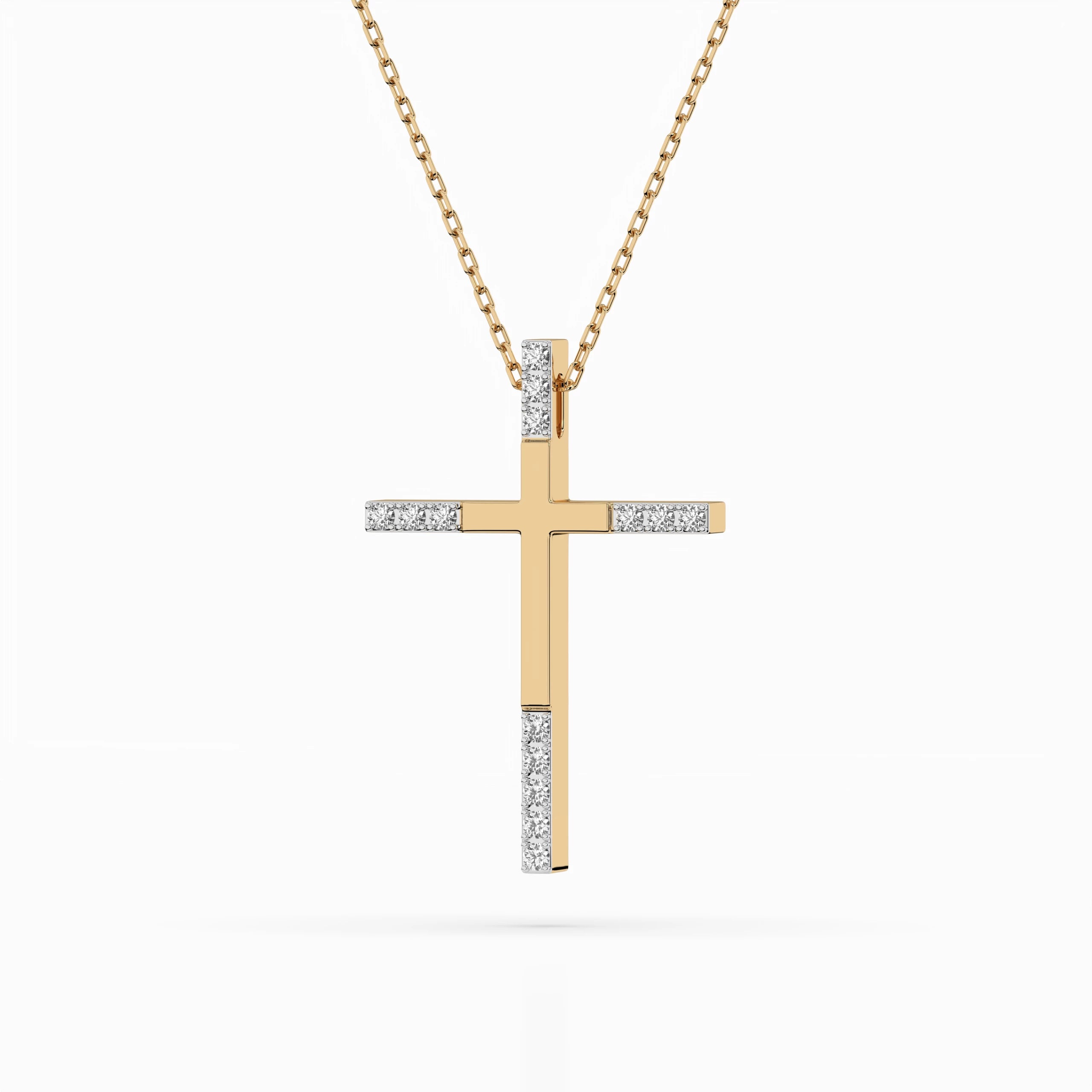 Minimalism Necklace (Round), 0.08 ct — 104-10016