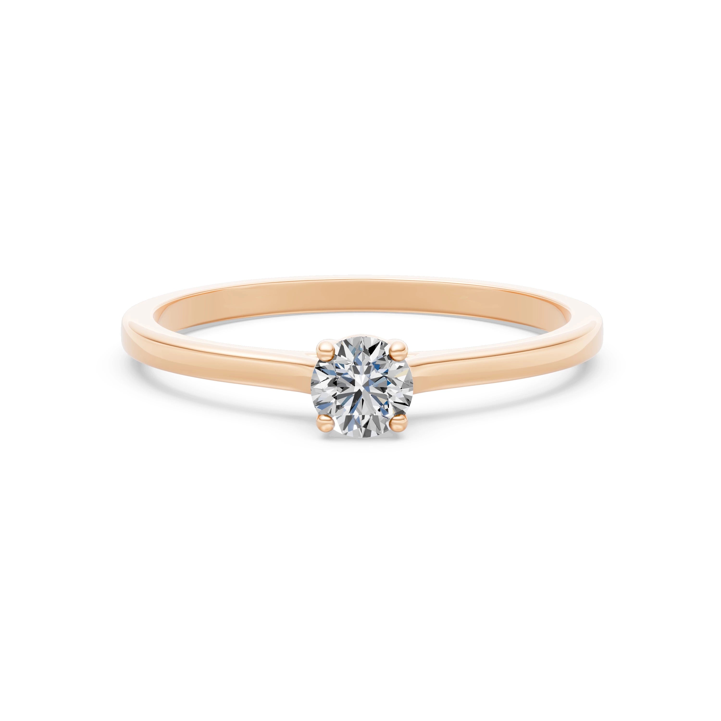 Solitaire Ring, 0.3 ct — 101-10103(4.2)
