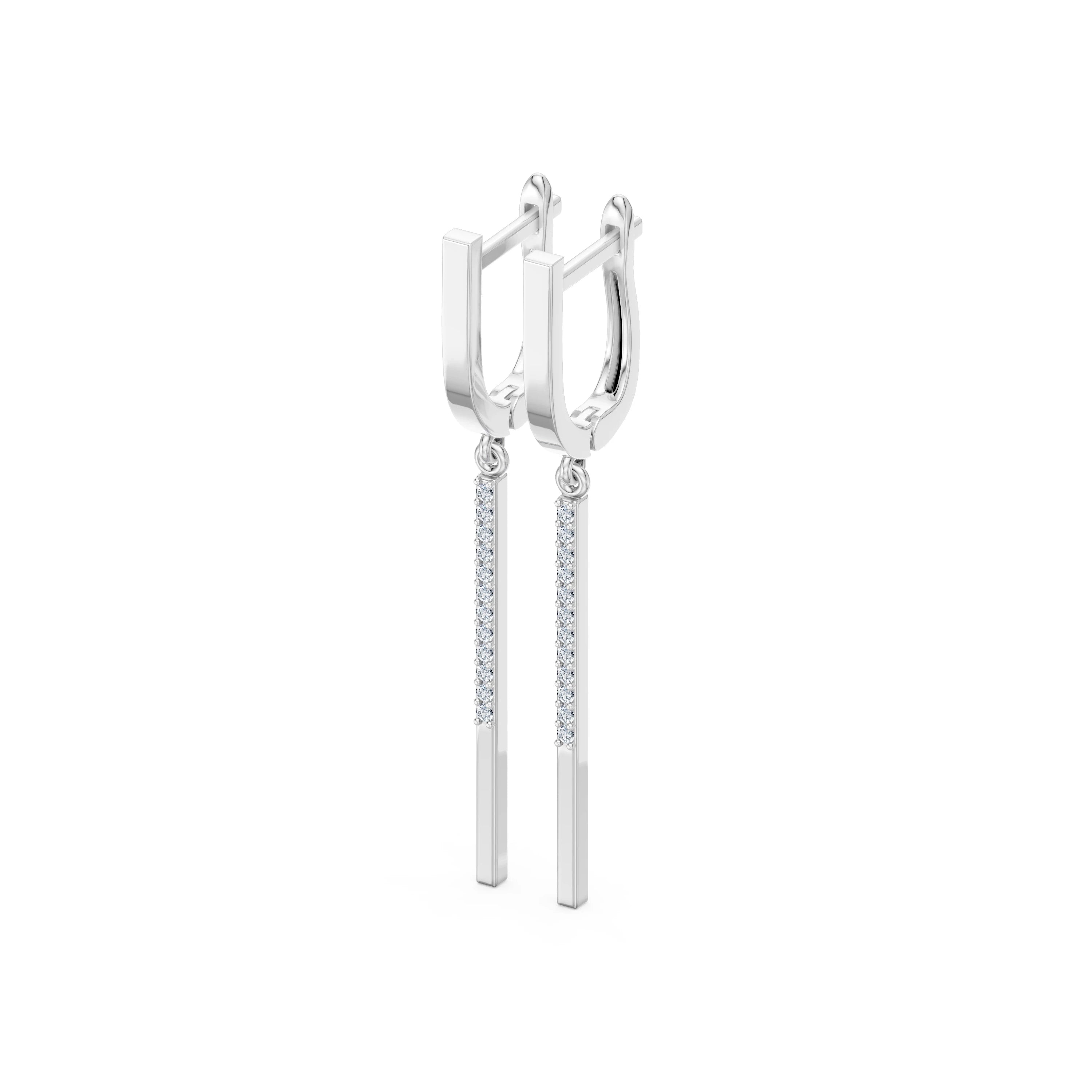 Minimalism Earring, 0.14 ct — 102-10129/6