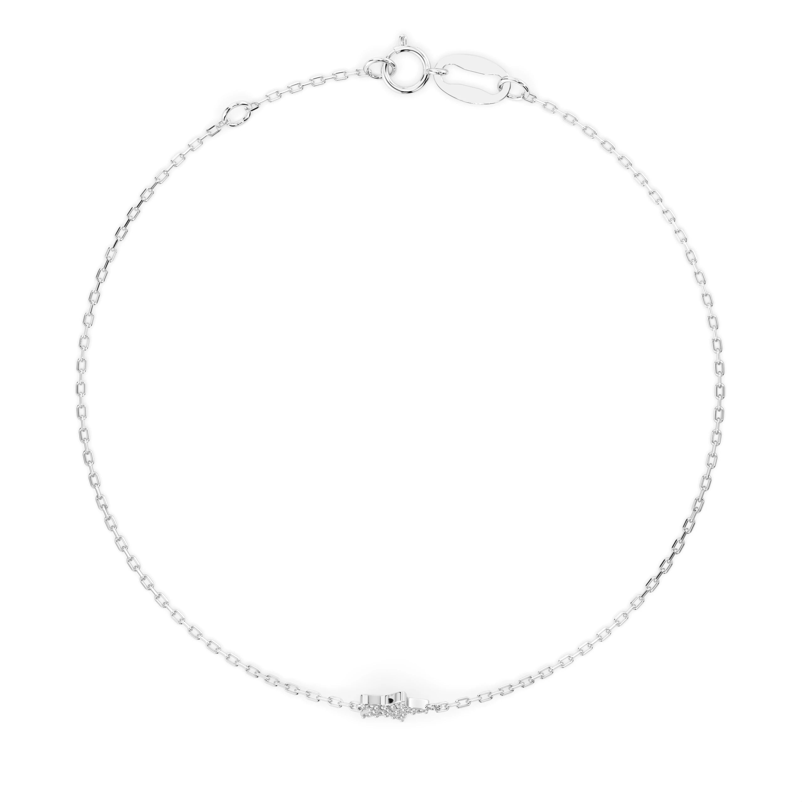 Minimalism Bracelet (Round), 0.03 ct — 105-10013