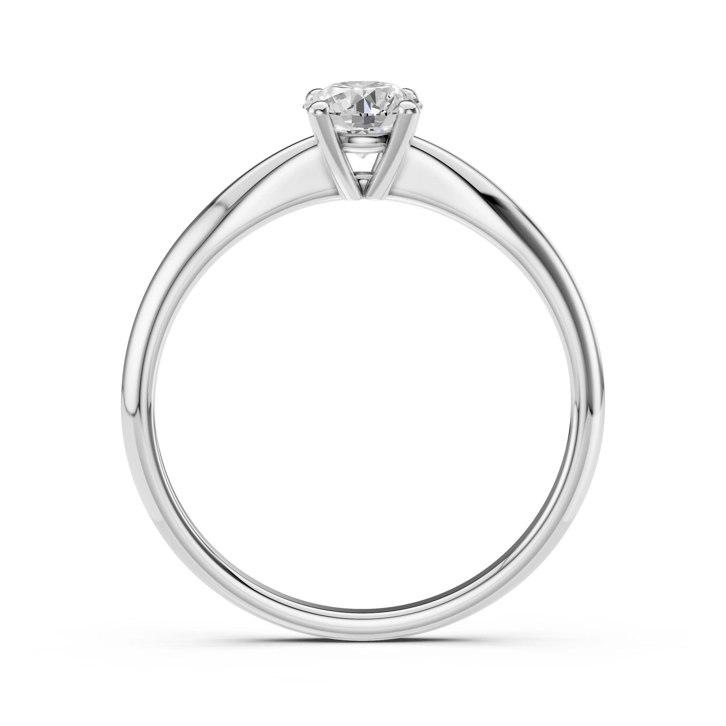 Solitaire Ring (Round), 0.5 ct — 101-10021(5.1)