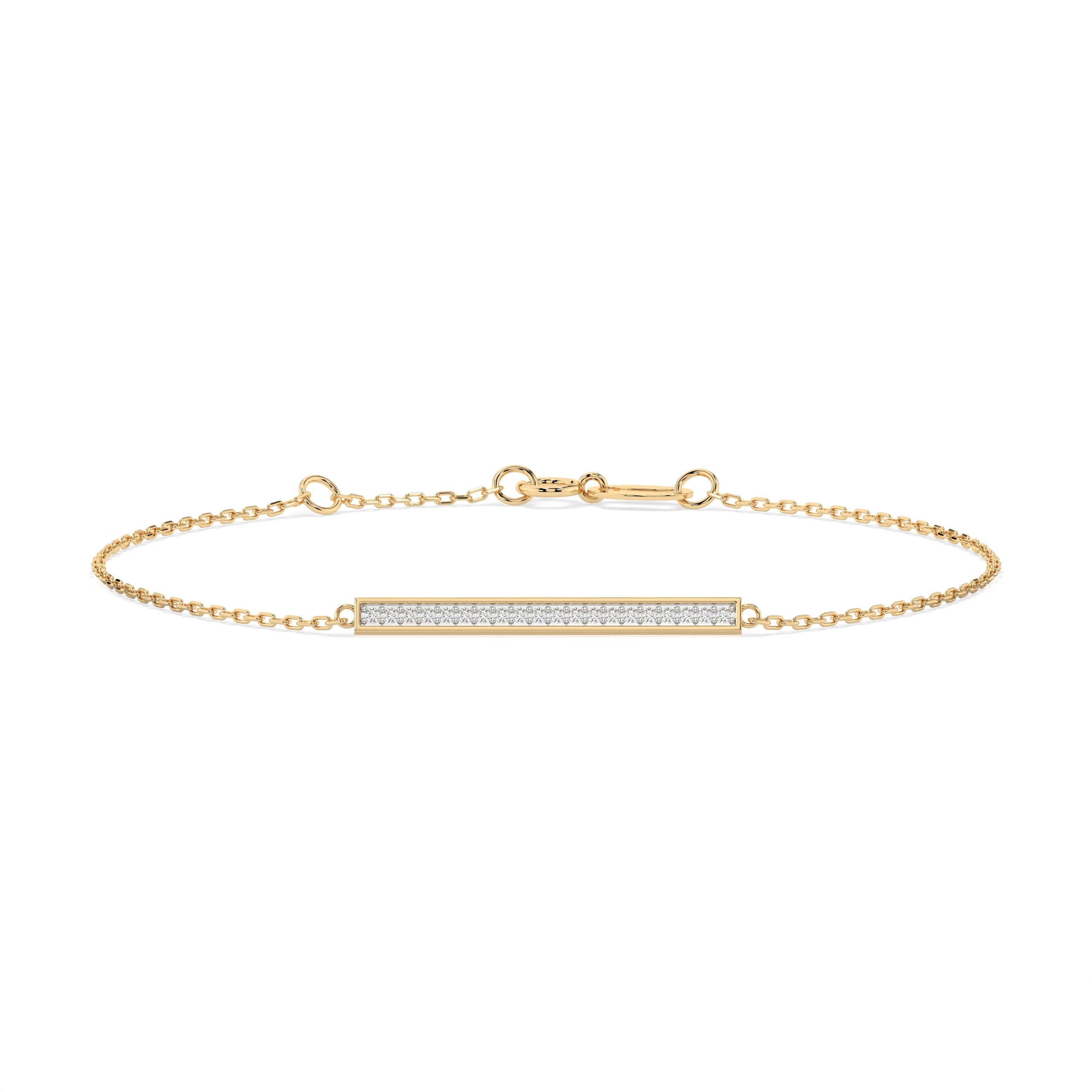 Minimalism Bracelet (Round), 0.1 ct — 105-10017