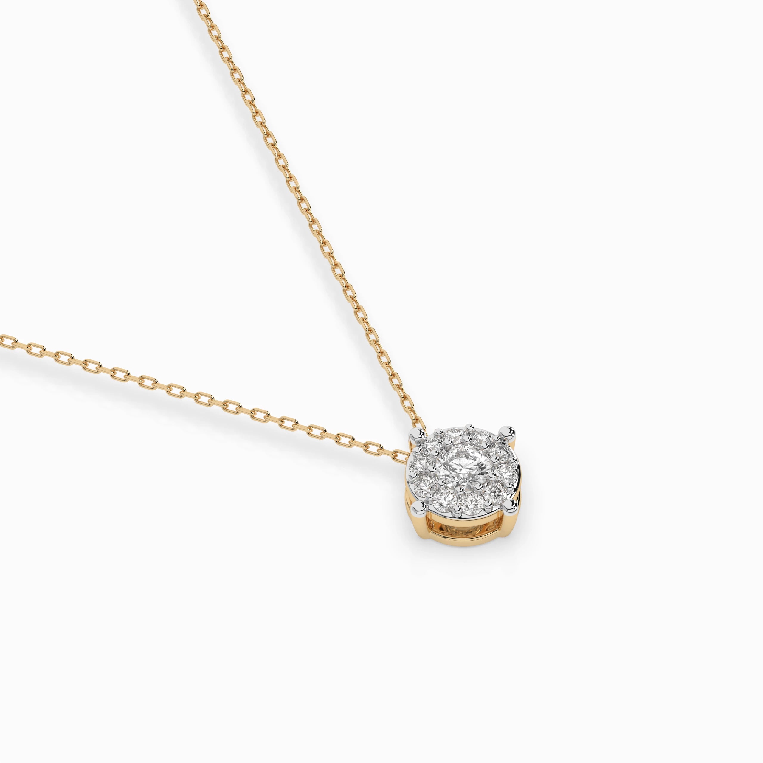 Solitaire Eternity Necklace (Round), 0.06 ct — 104-10001(2.5)