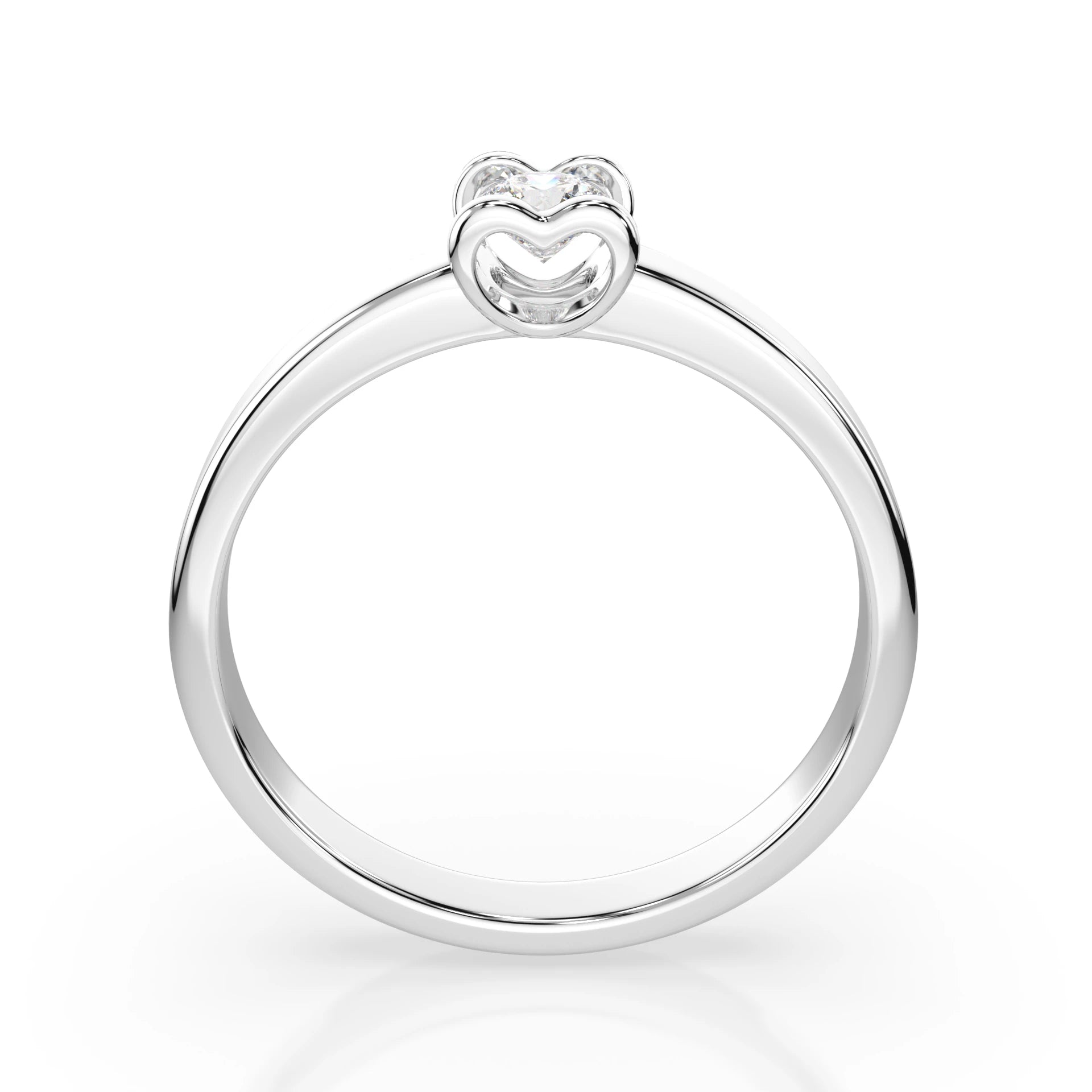 Solitaire Ring (Round), 0.15 ct — 101-10013(3.4)