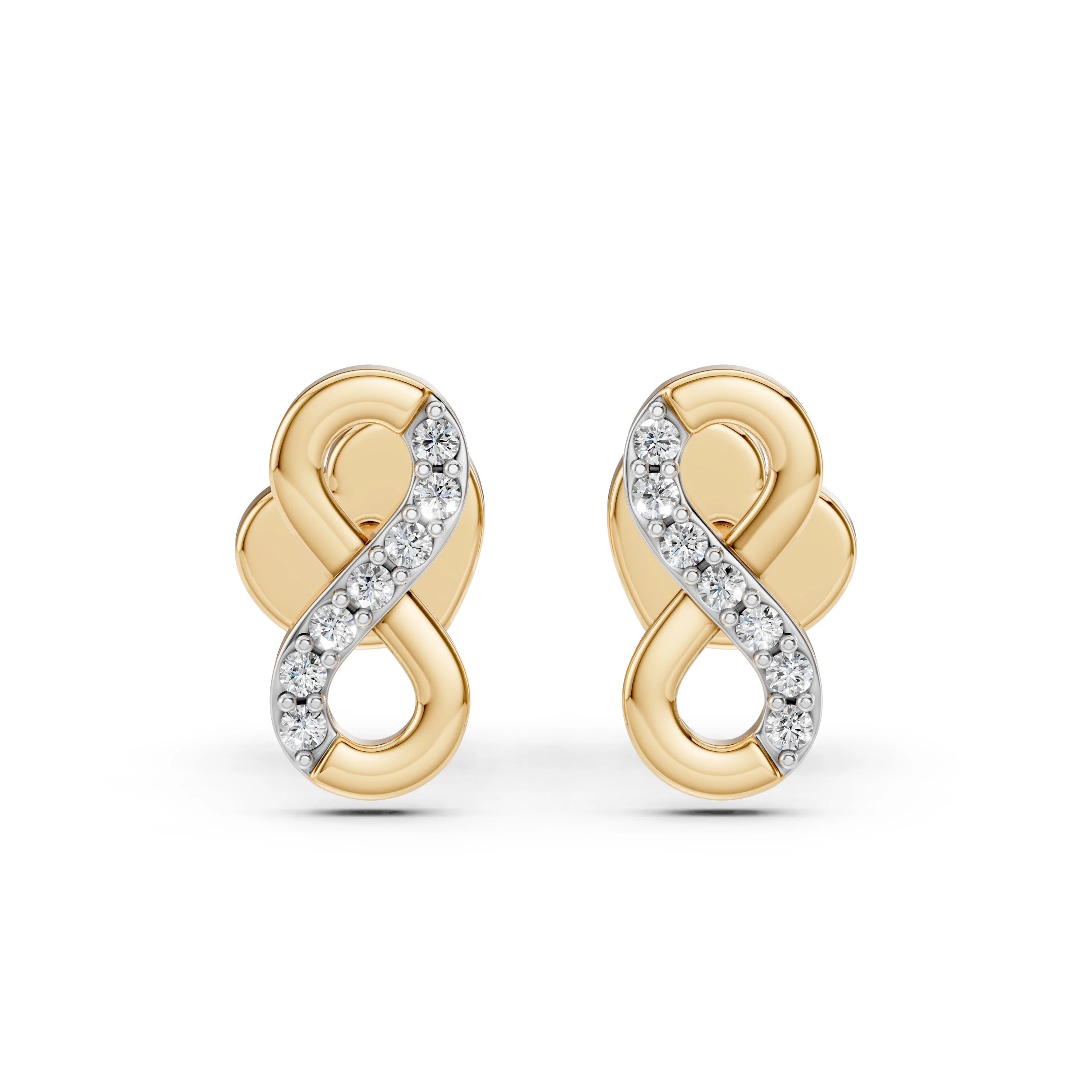 Minimalism Earring (Round), 0.09 ct — 102-10092