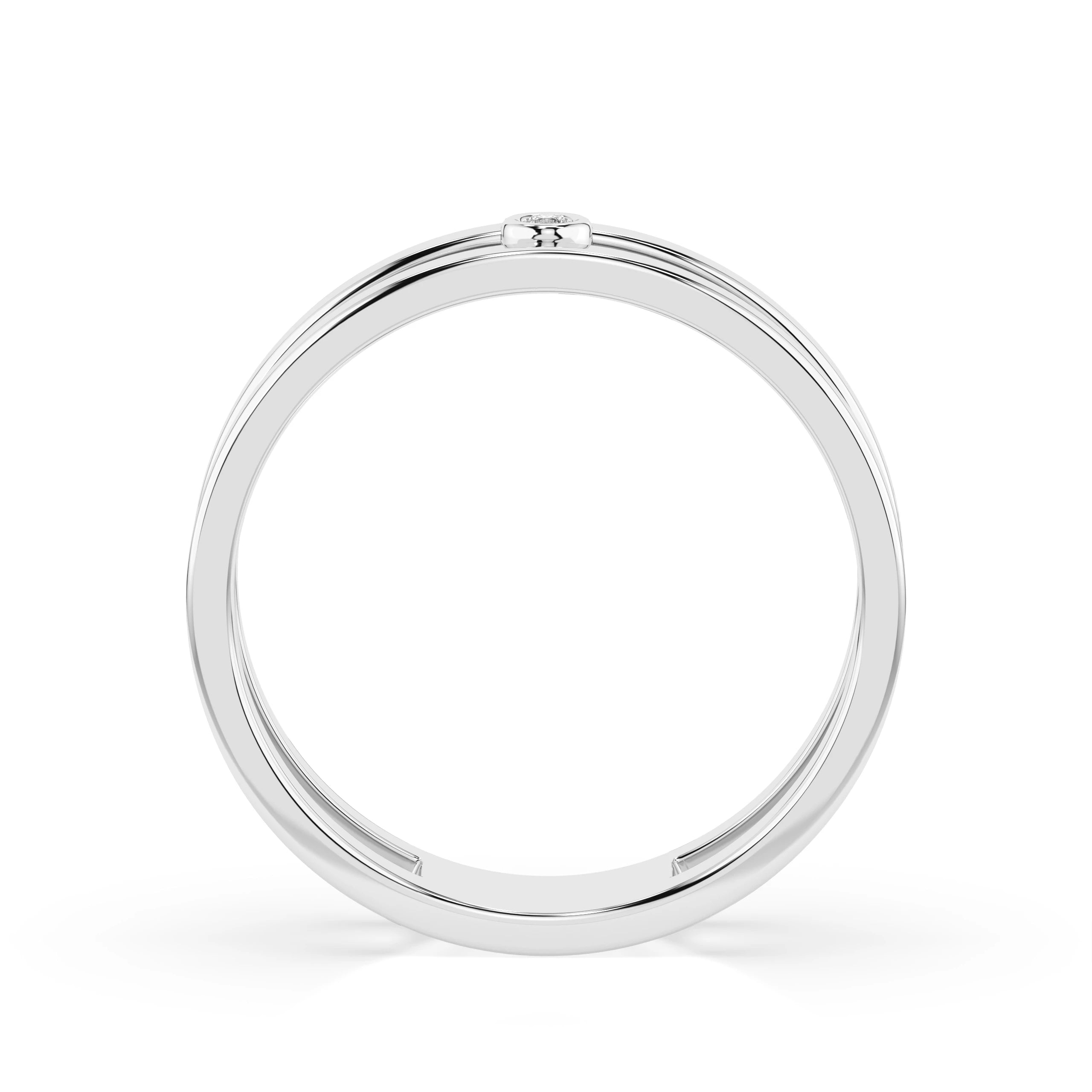 Minimalism Ring (Round), 0.02 ct — 101-10064