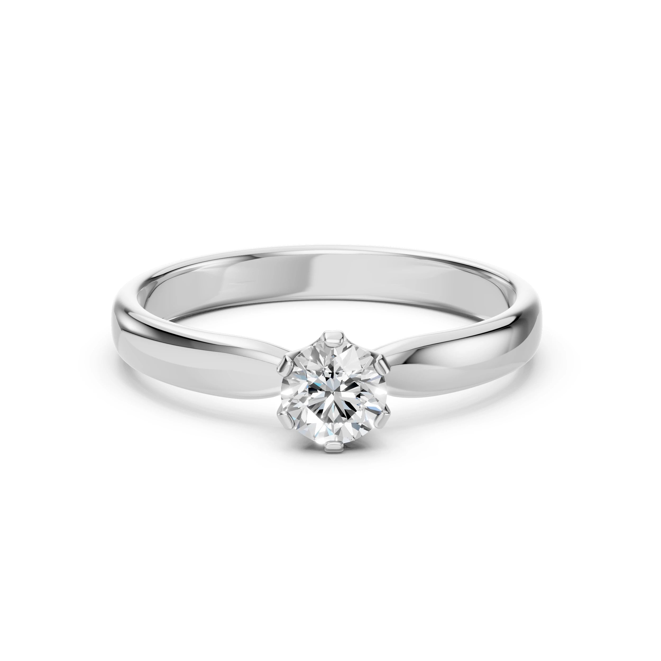 Solitaire Ring (Round), 0.4 ct — 101-10040(4.7)