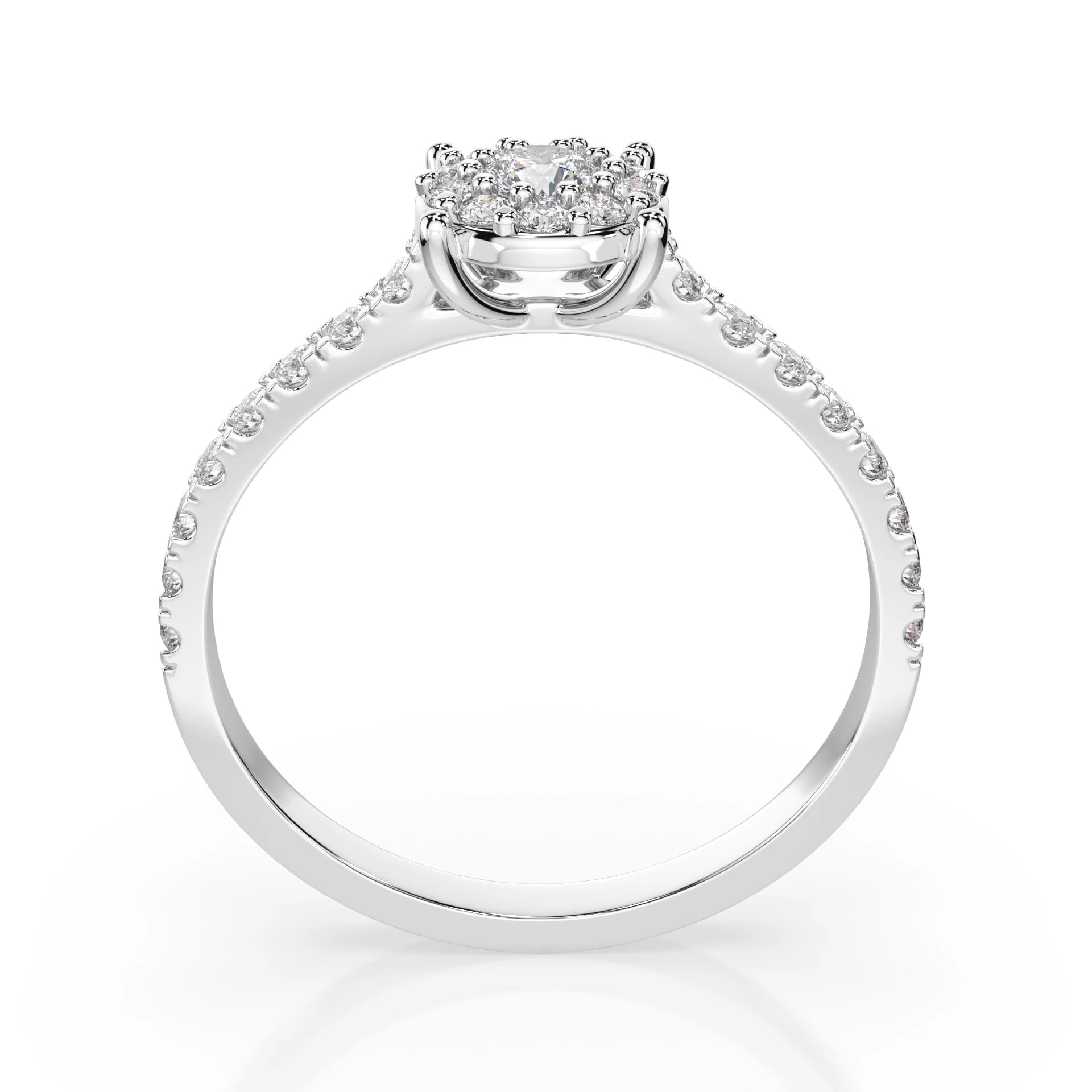 Solitaire Eternity Ring (Round), 0.06 ct — 101-10017(2.5)