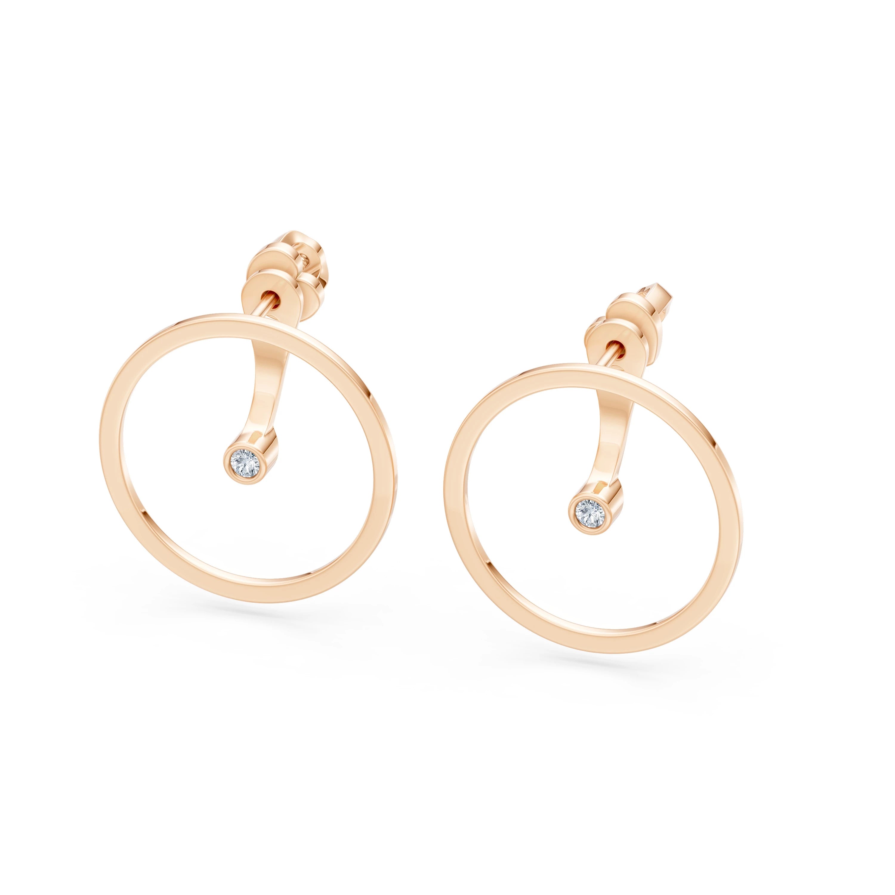 Minimalism Earring, 0.06 ct — 102-10077