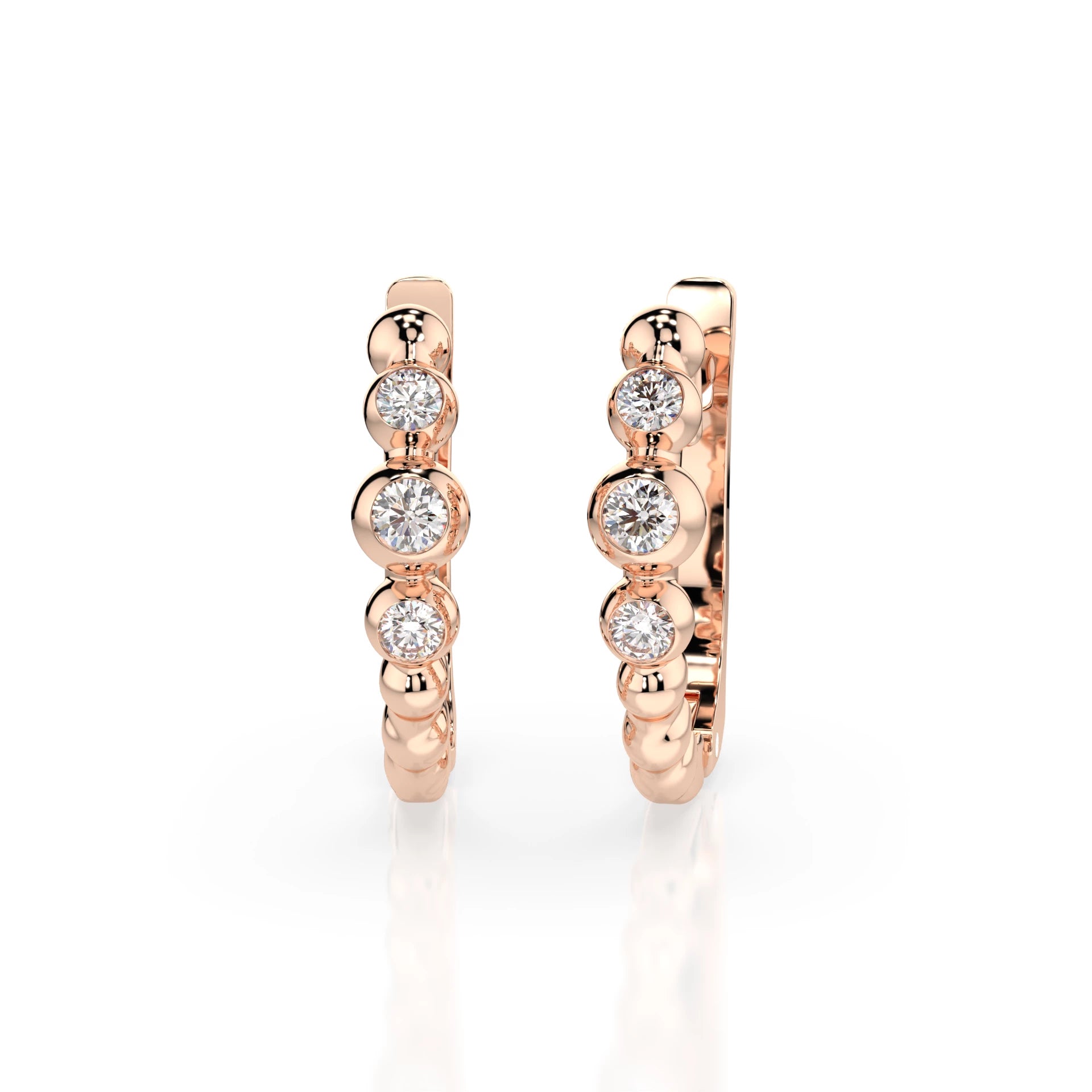 Eternity Earring (Round), 0.06 ct — 102-10019