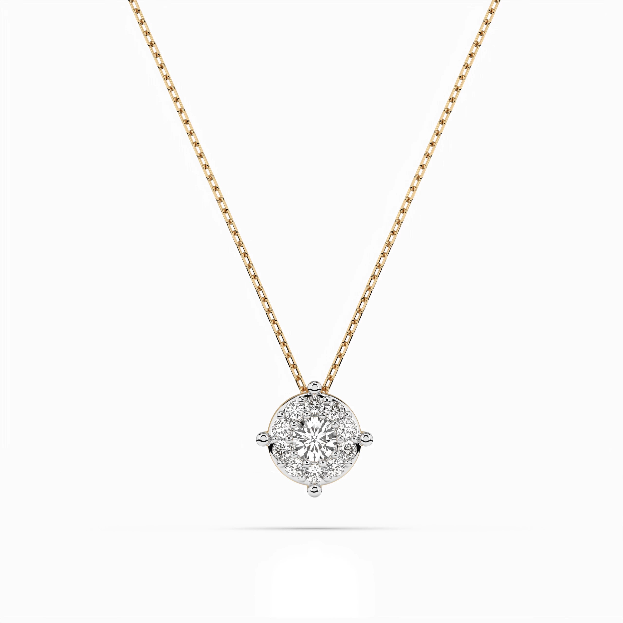 Solitaire Eternity Necklace (Round), 0.06 ct — 104-10001(2.5)