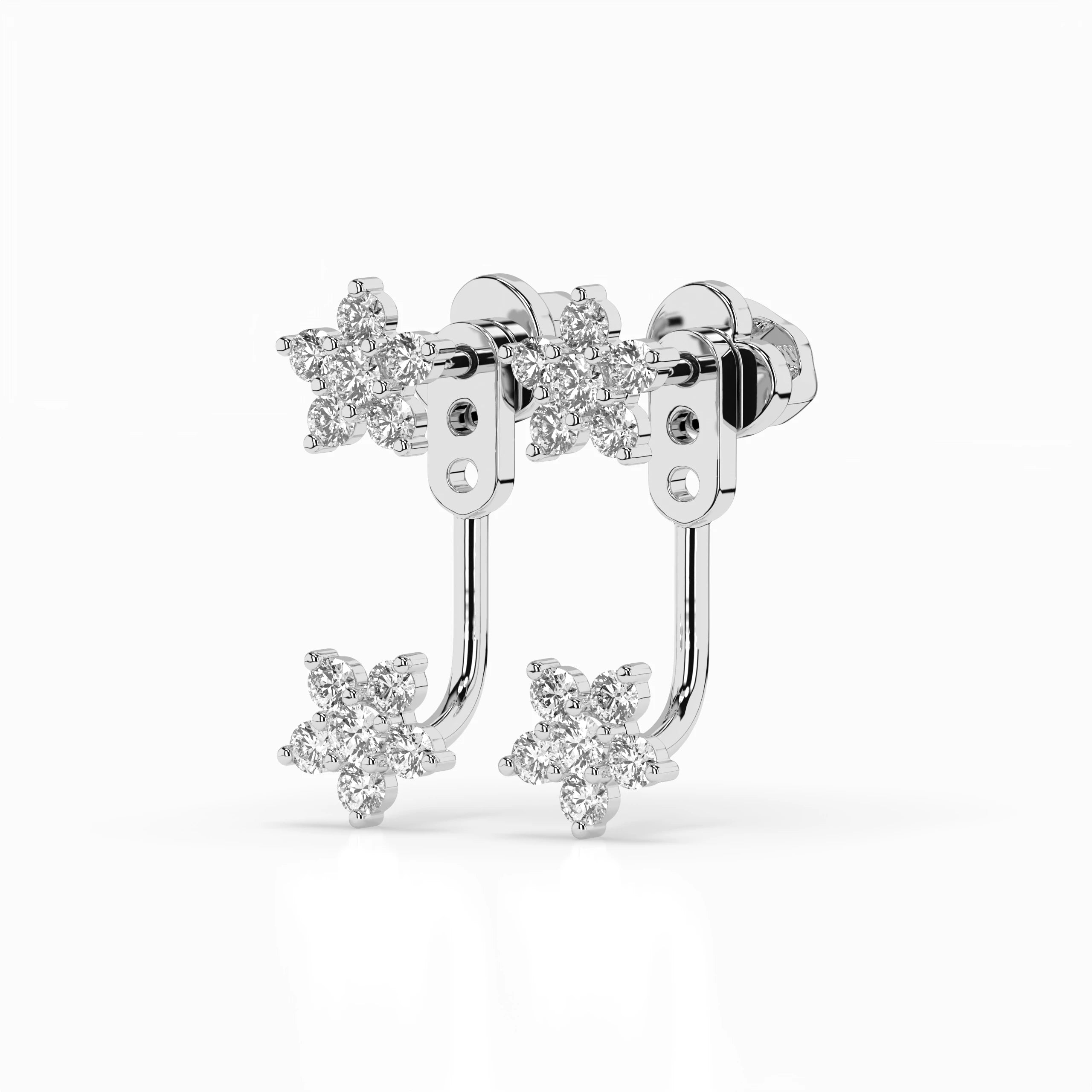 Illusion Earring (Round), 0.25 ct — 102-10195/1