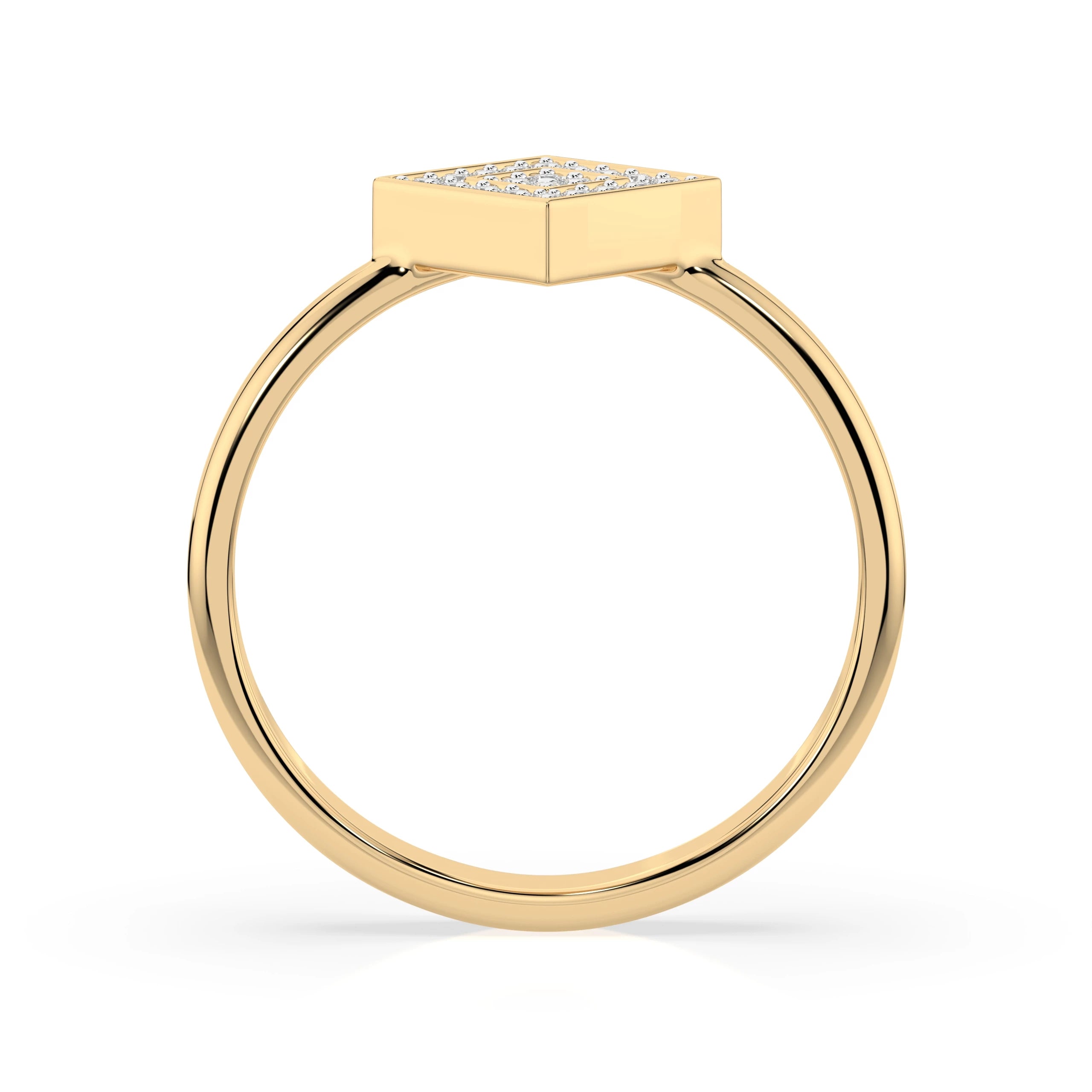 Illusion Ring (Round), 0.1 ct — 101-10074