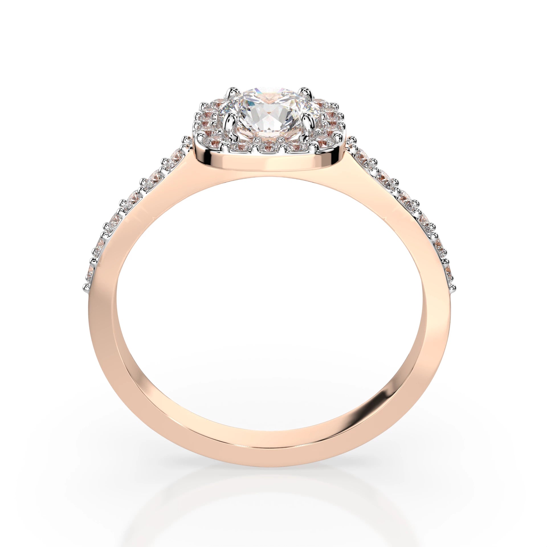 Solitaire Eternity Ring (Round), 0.4 ct — 101-10152(4.7)
