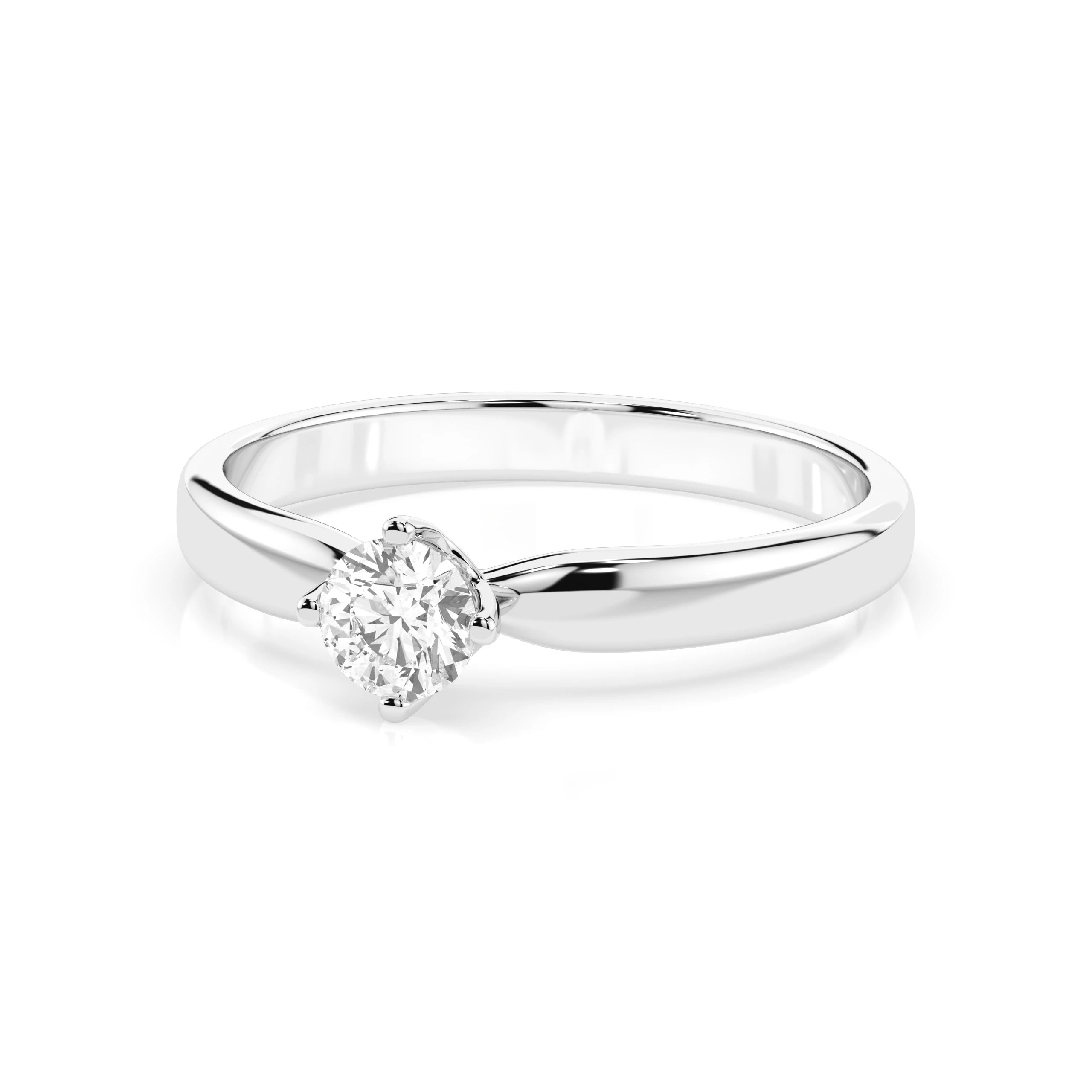 Solitaire Ring (Round), 0.3 ct — 101-10041(4.2)