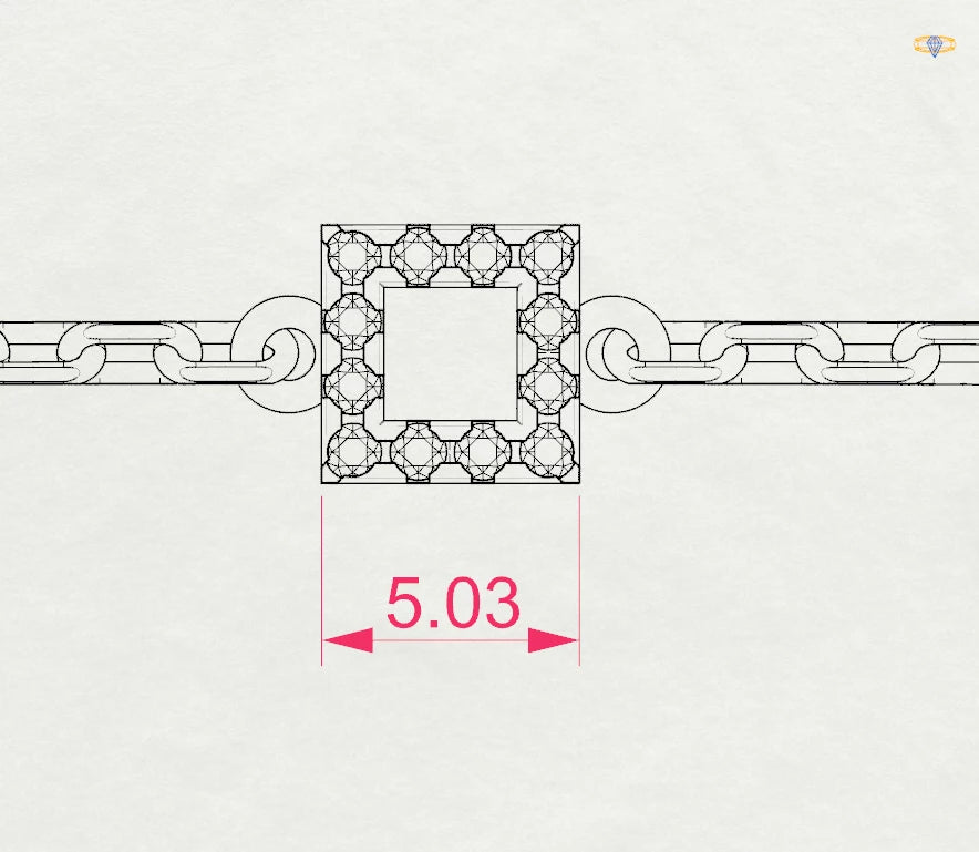 Minimalism Bracelet (Round), 0.06 ct — 105-10016
