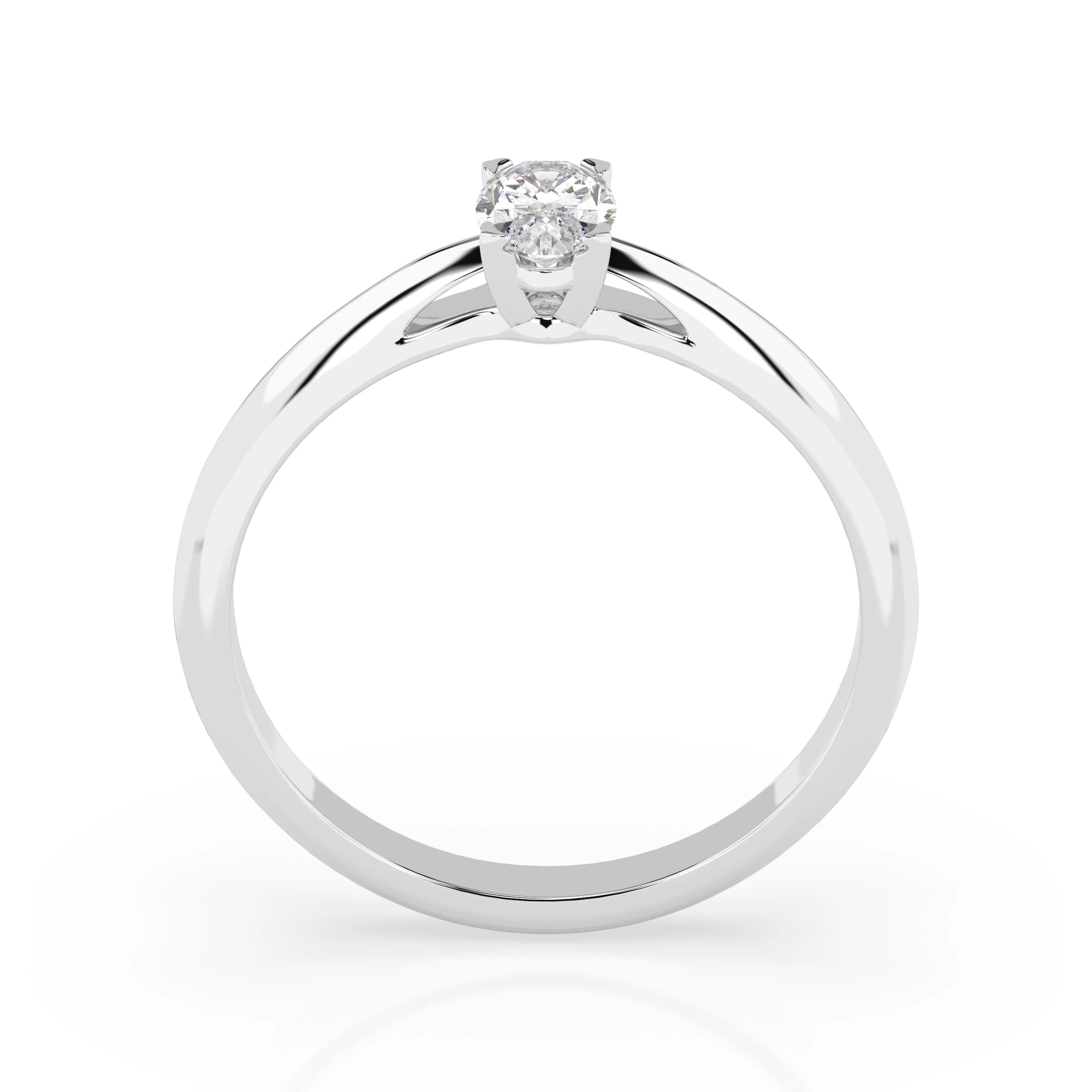 Solitaire Ring (Oval), 0.3 ct — 101-10190(0.30)OV