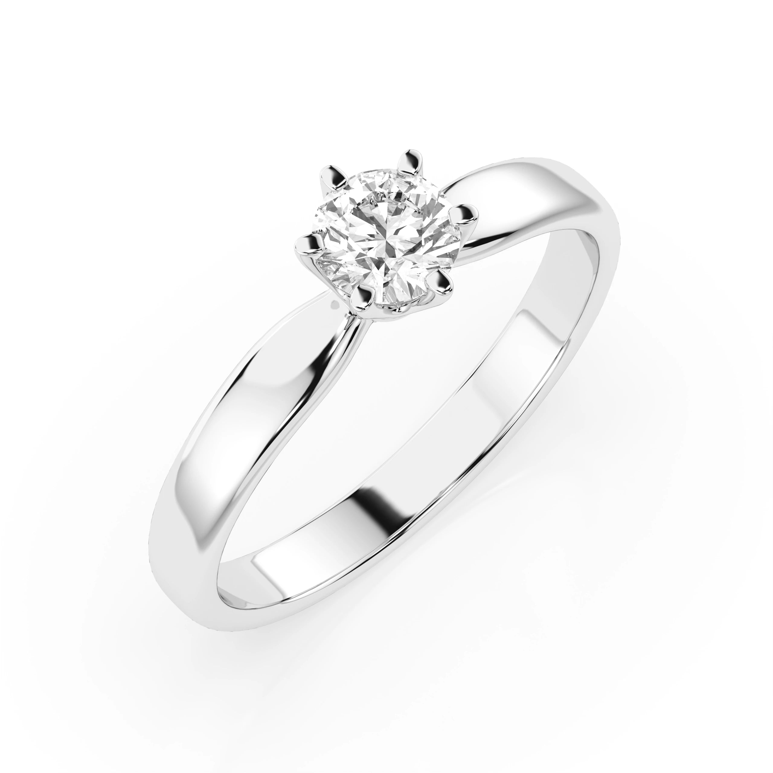 Solitaire Ring (Round), 0.3 ct — 101-10040(4.2)