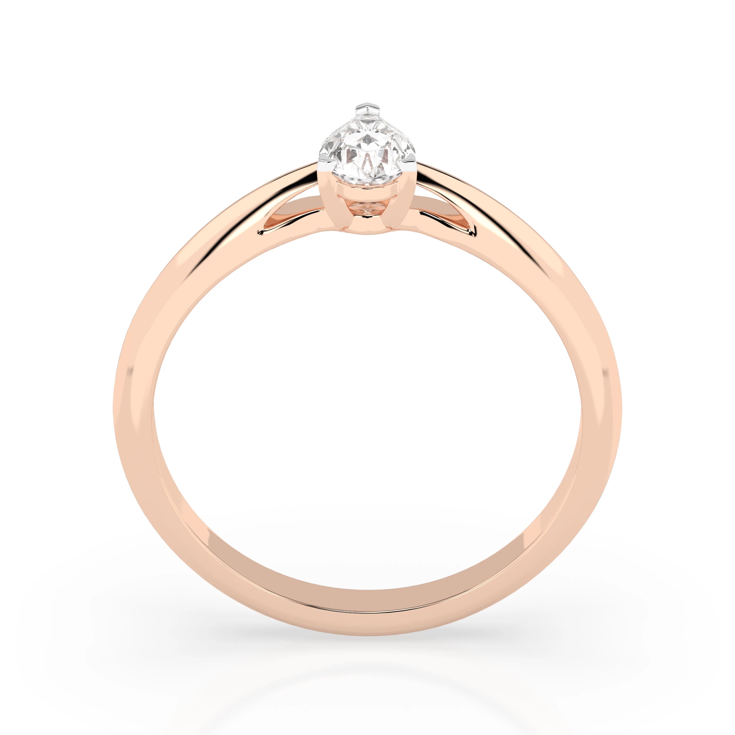 Solitaire Ring (Pear), 0.3 ct — 101-10190(0.30)PAR