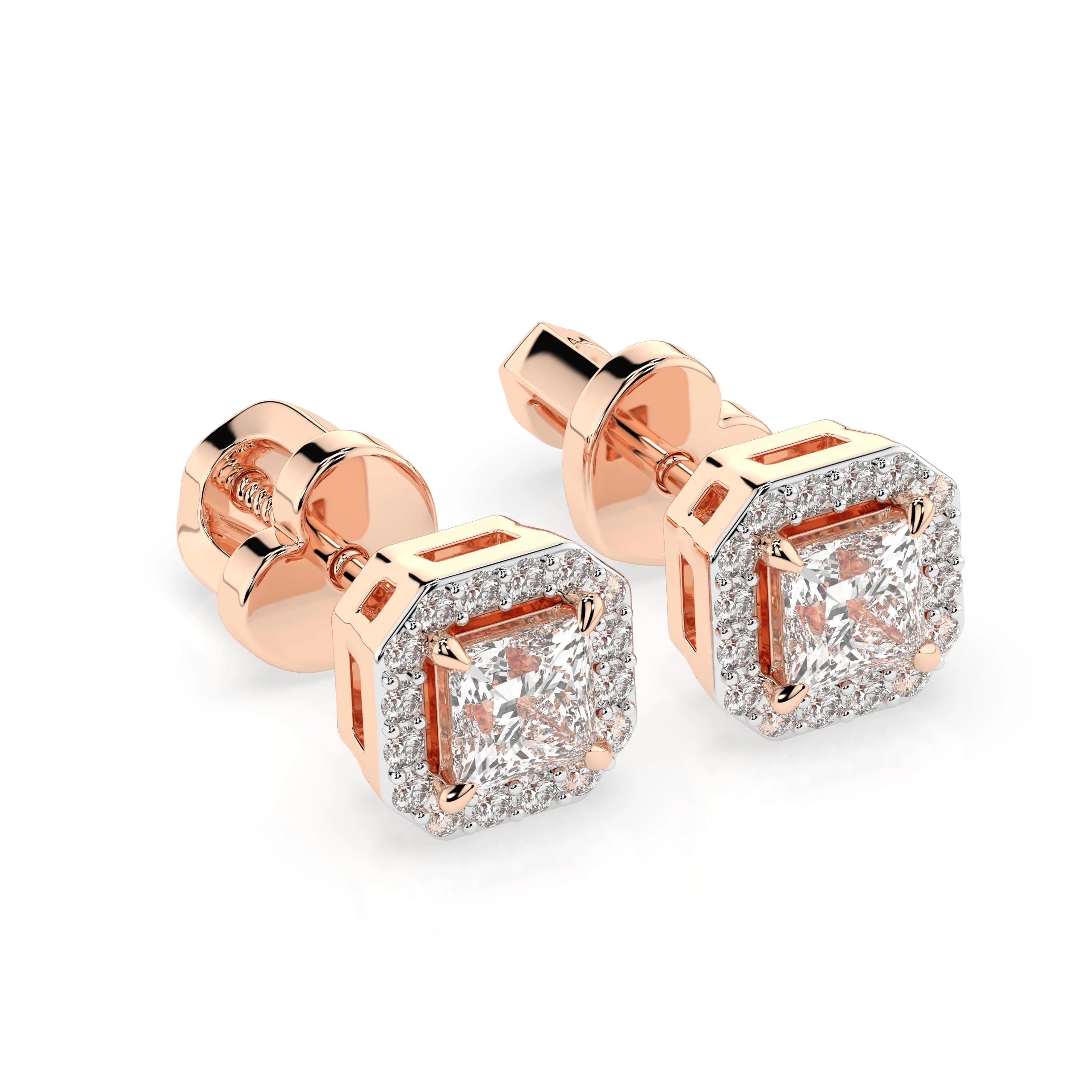Solitaire Eternity Earring (Princess), 0.34 ct — 102-10115(3.0)PR
