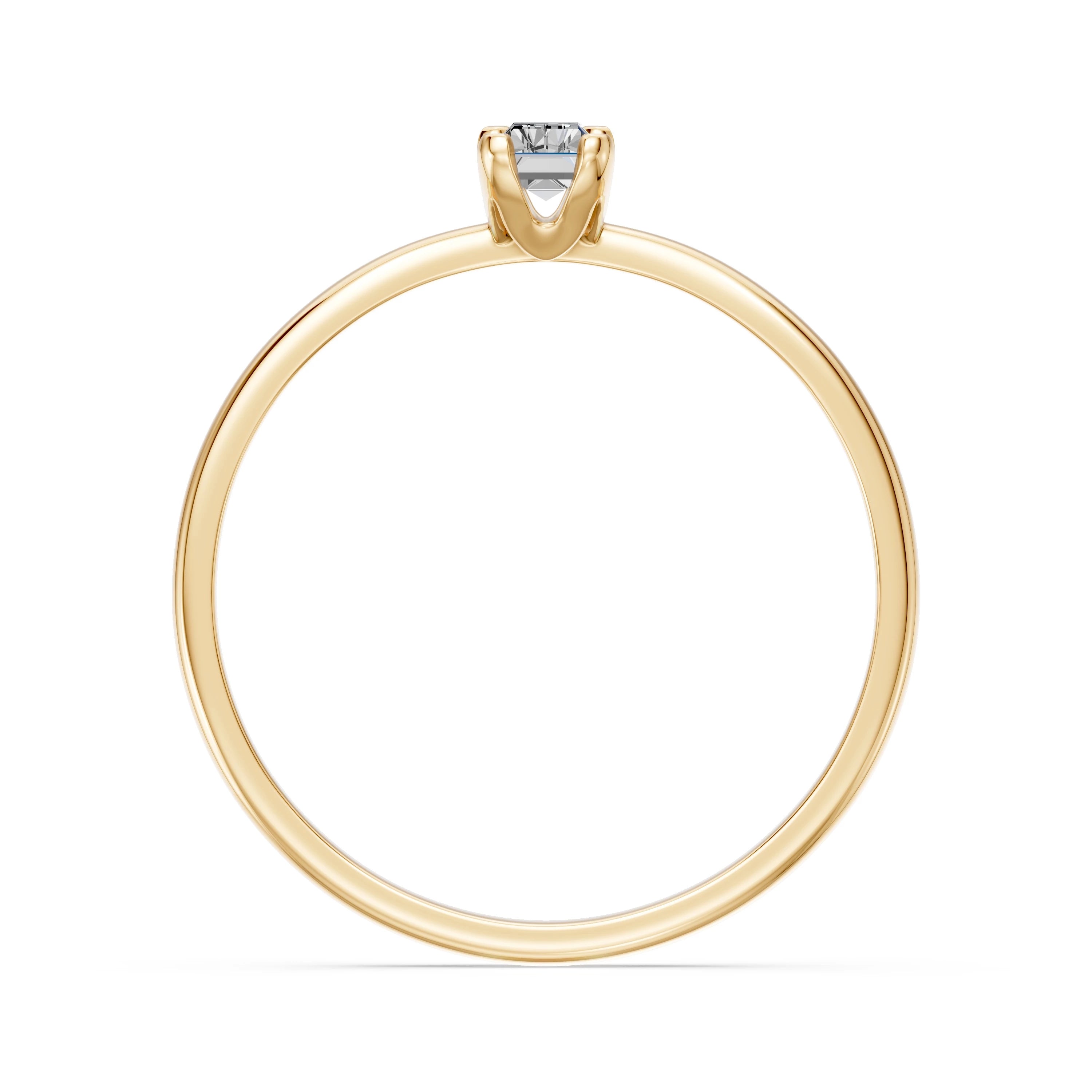 Solitaire Ring, 0.3 ct — 101-10194(0.30)BAQ