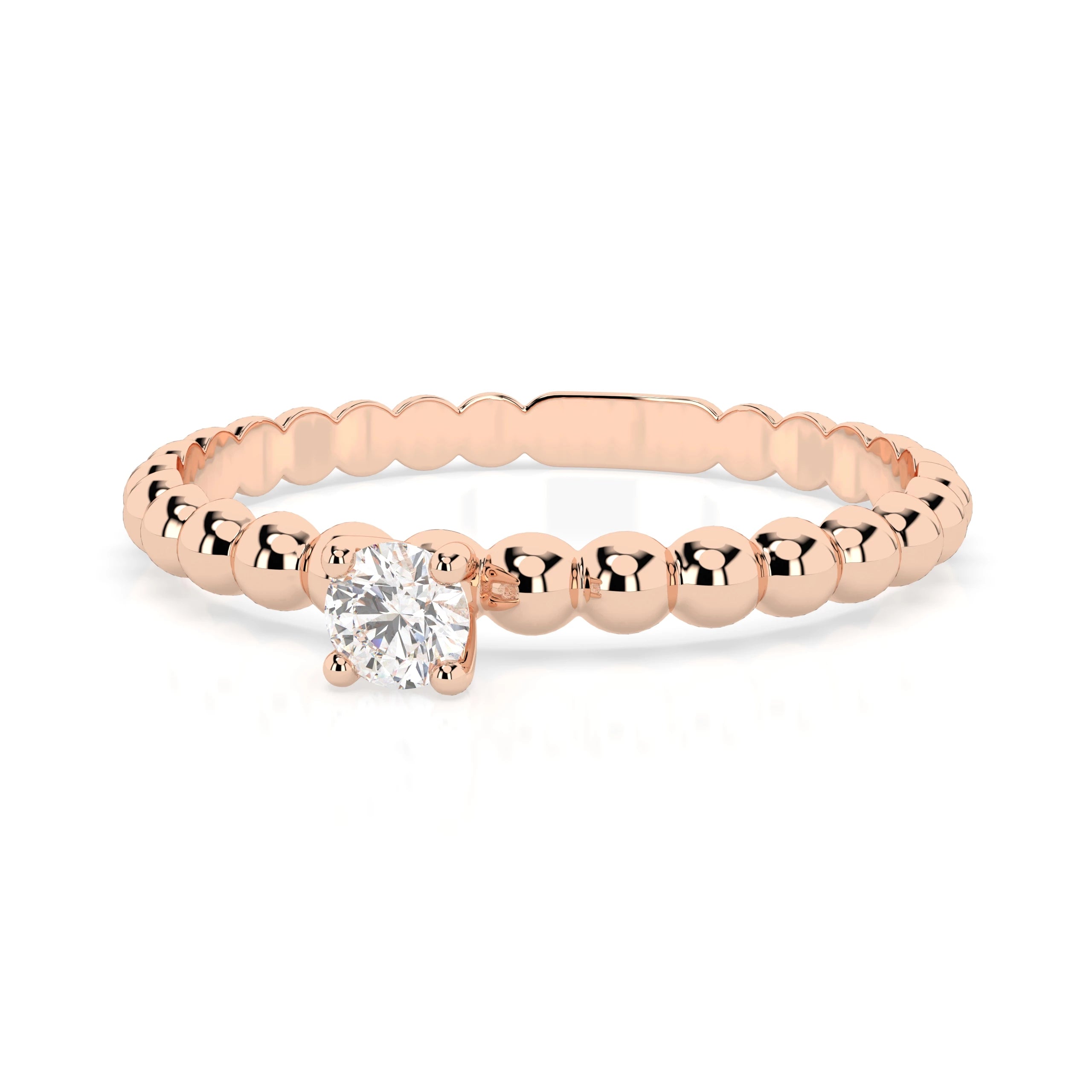 Solitaire Ring (Round), 0.06 ct — 101-10039(2.5)