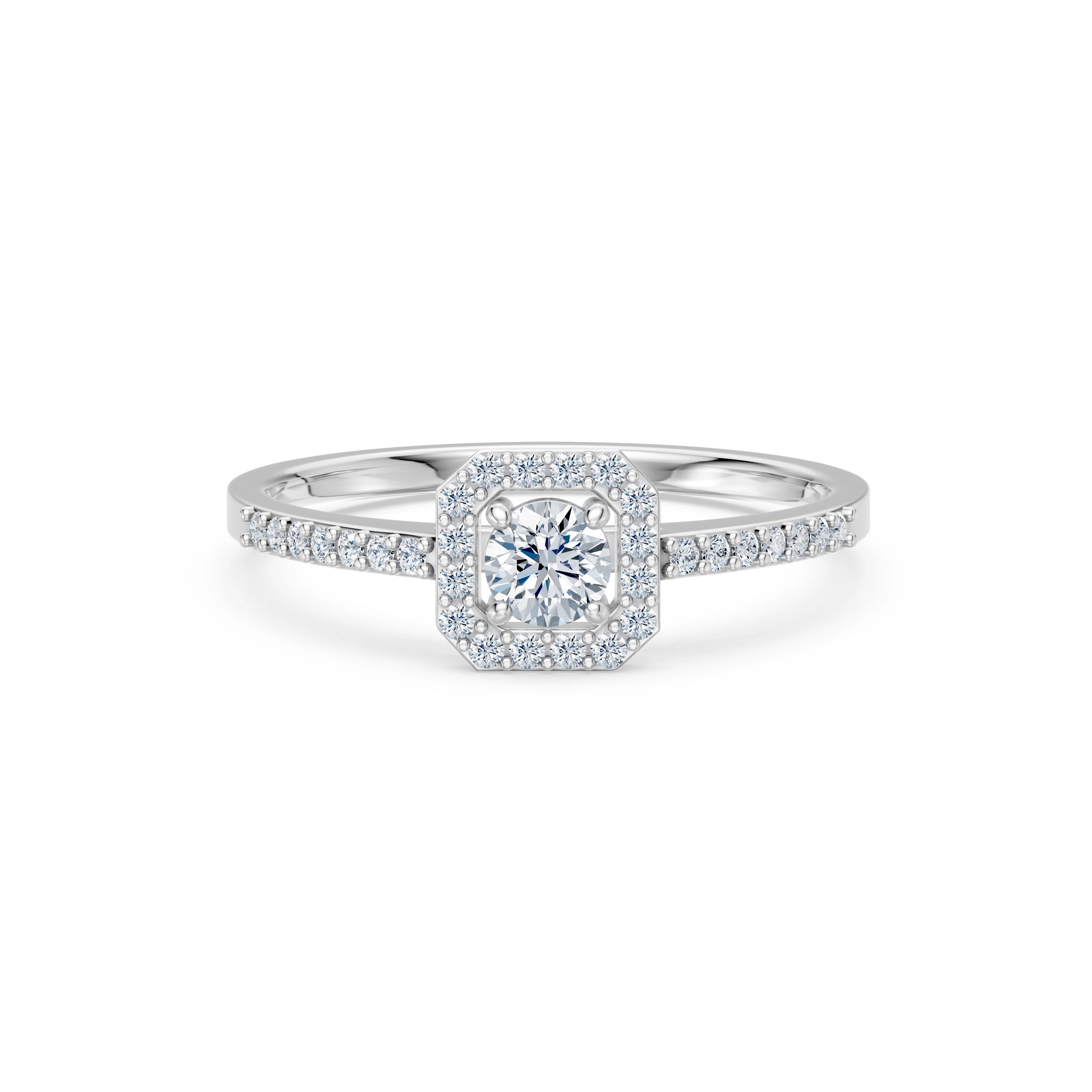 Solitaire Eternity Ring, 0.2 ct — 101-10118/2(3.7)