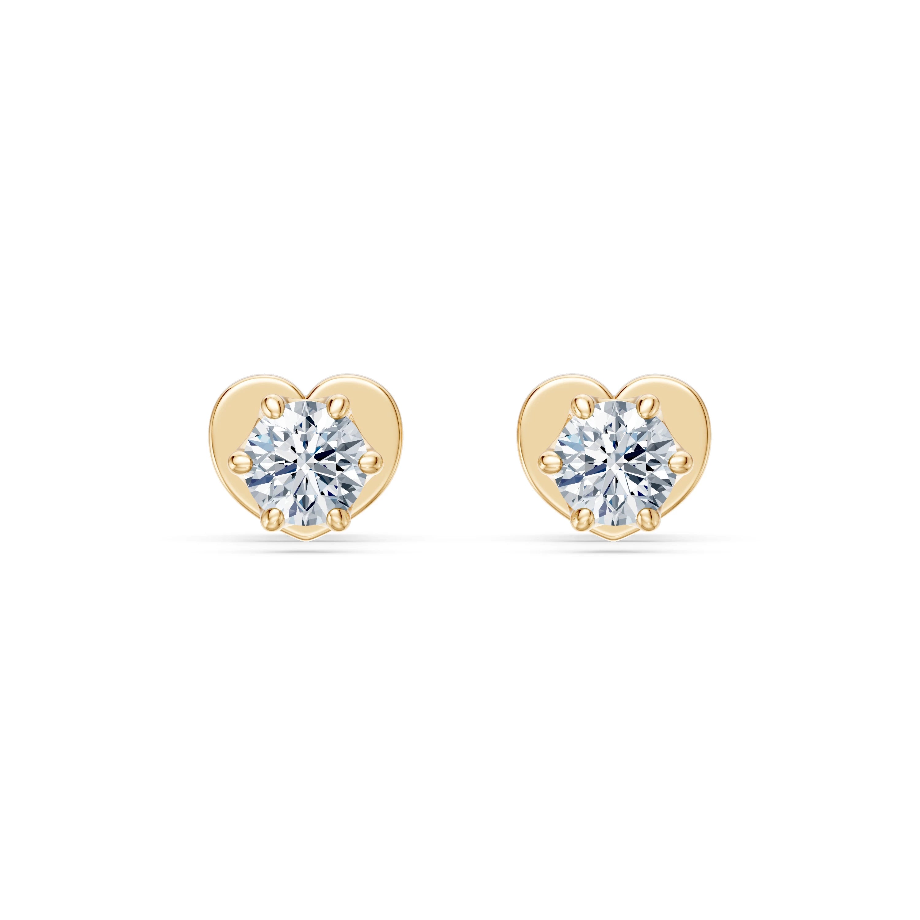 Solitaire Butterfly Earring, 0.2 ct — 102-10040/1(3.0)