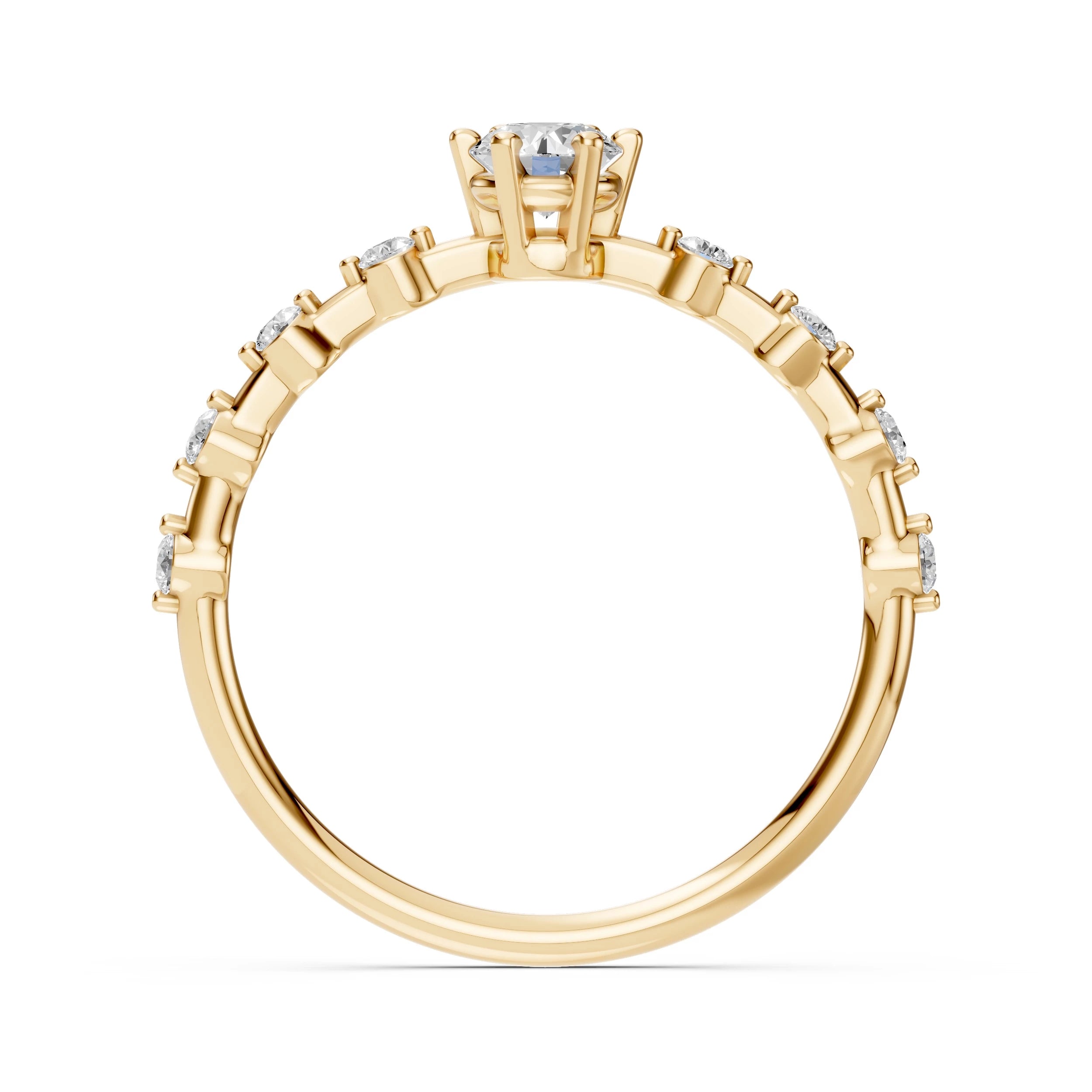 Solitaire Eternity Ring (Round), 0.3 ct — 101-10144(4.2)