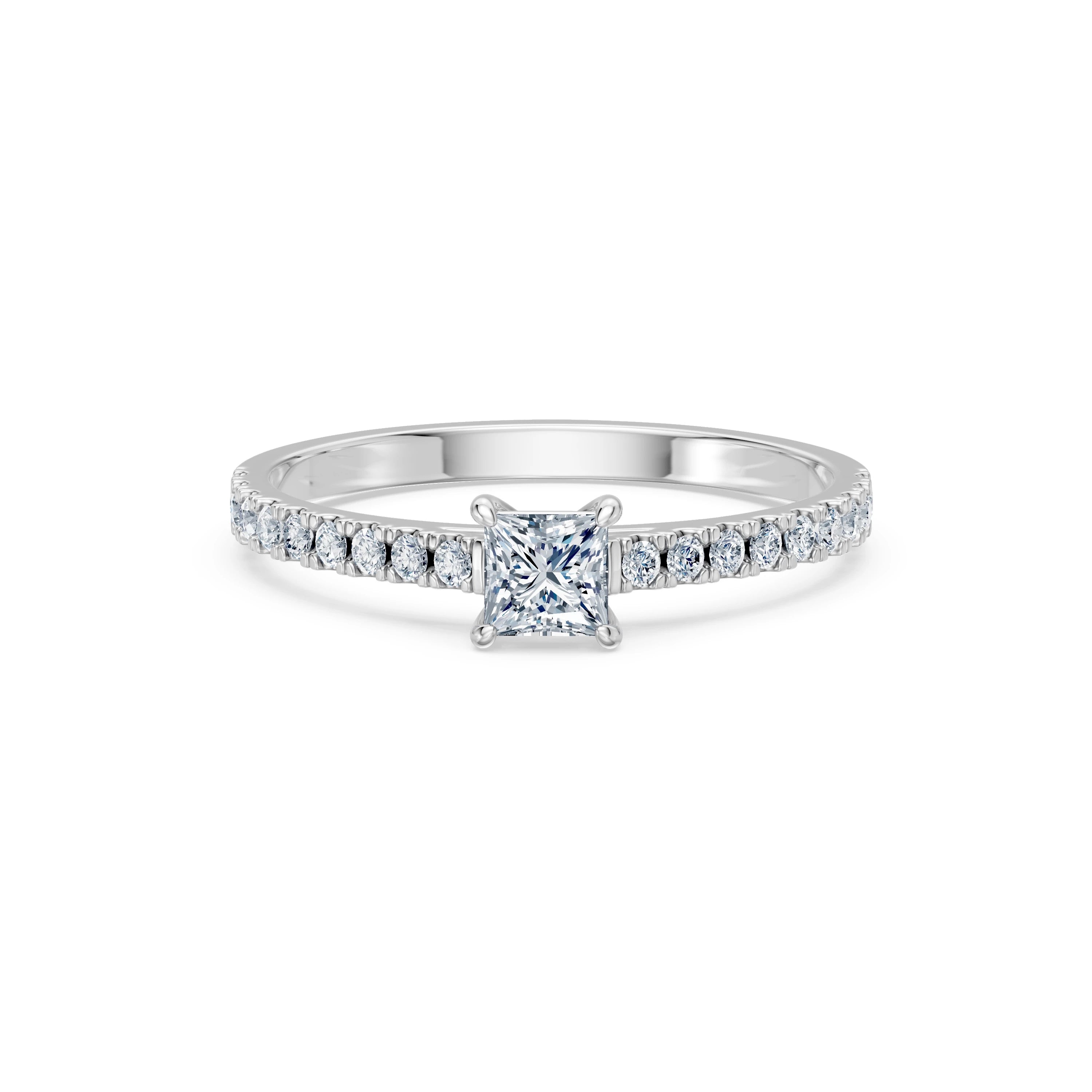 Solitaire Eternity Ring, 0.3 ct — 101-10191(0.30)PR