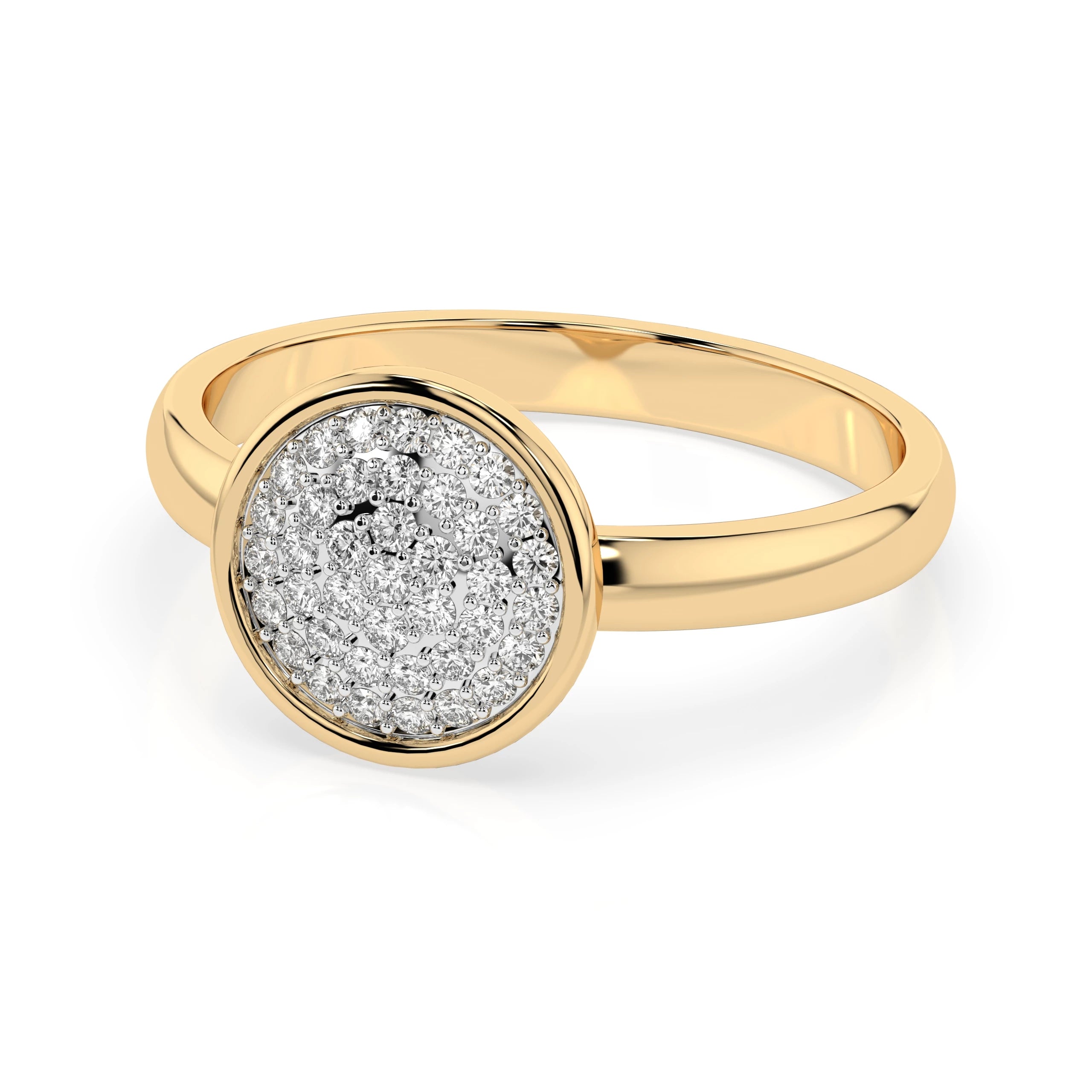 Illusion Ring (Round), 0.23 ct — 101-10068