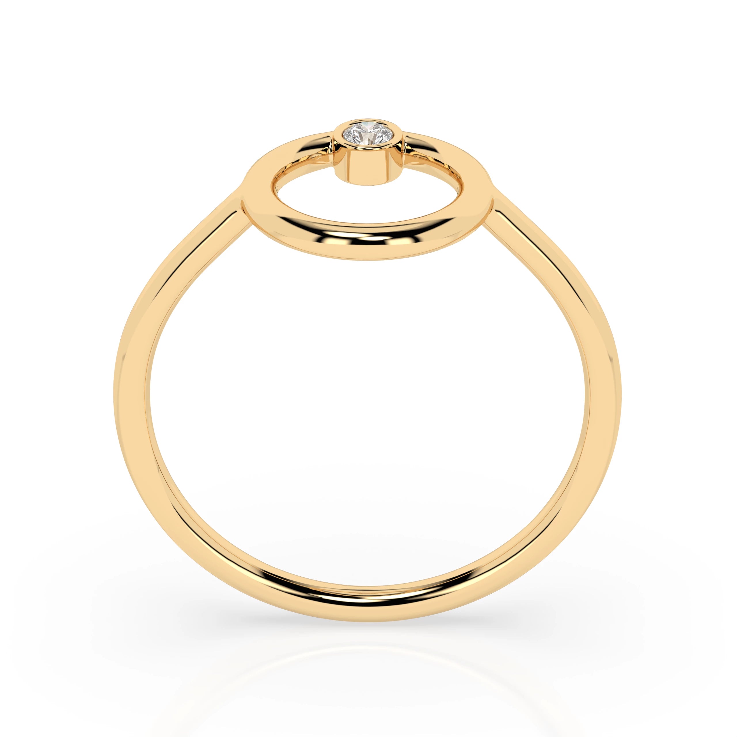 Minimalism Ring (Round), 0.03 ct — 101-10170