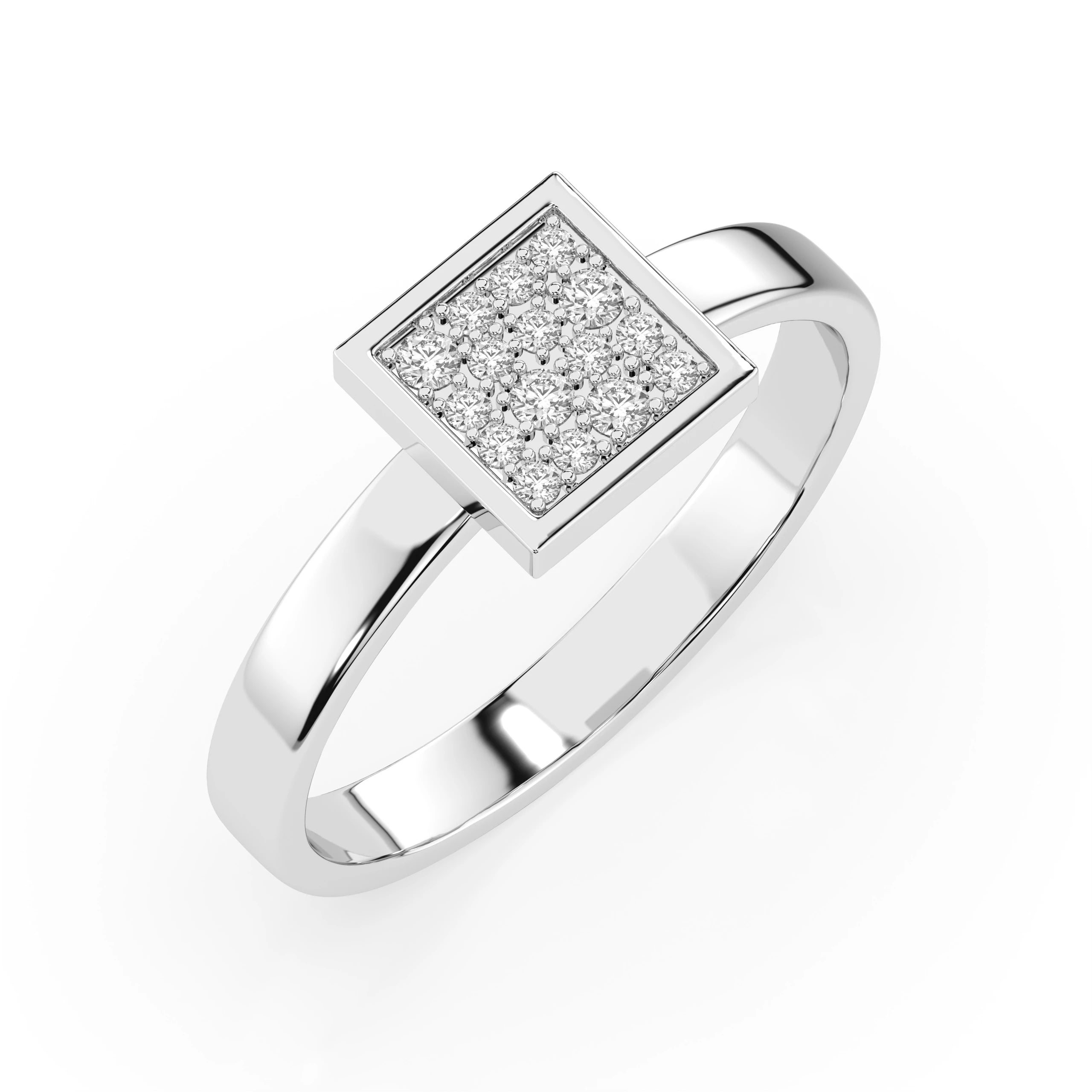 Illusion Ring (Round), 0.07 ct — 101-10059