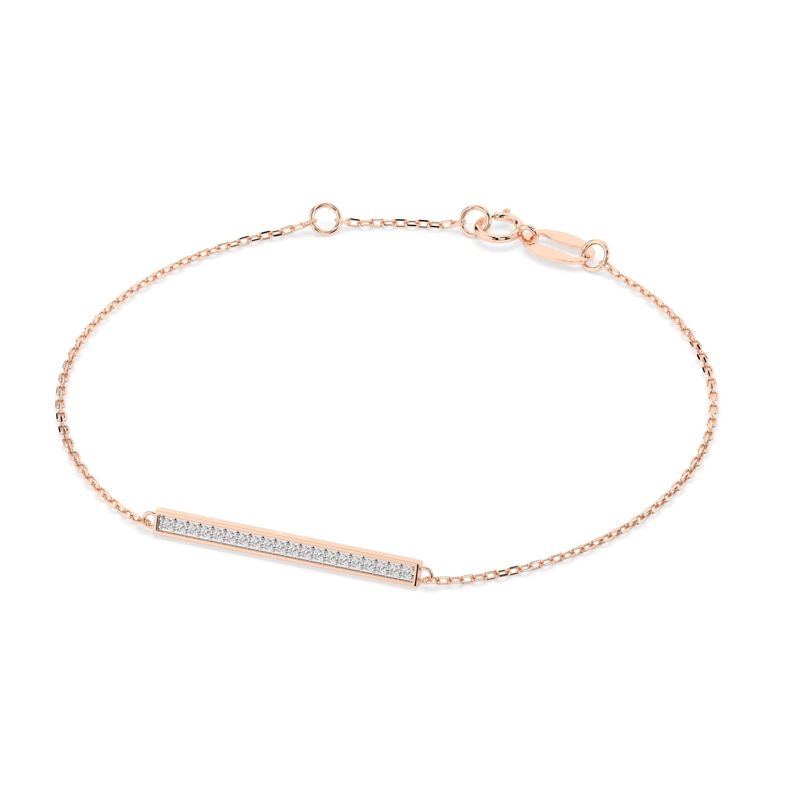 Minimalism Bracelet (Round), 0.1 ct — 105-10017