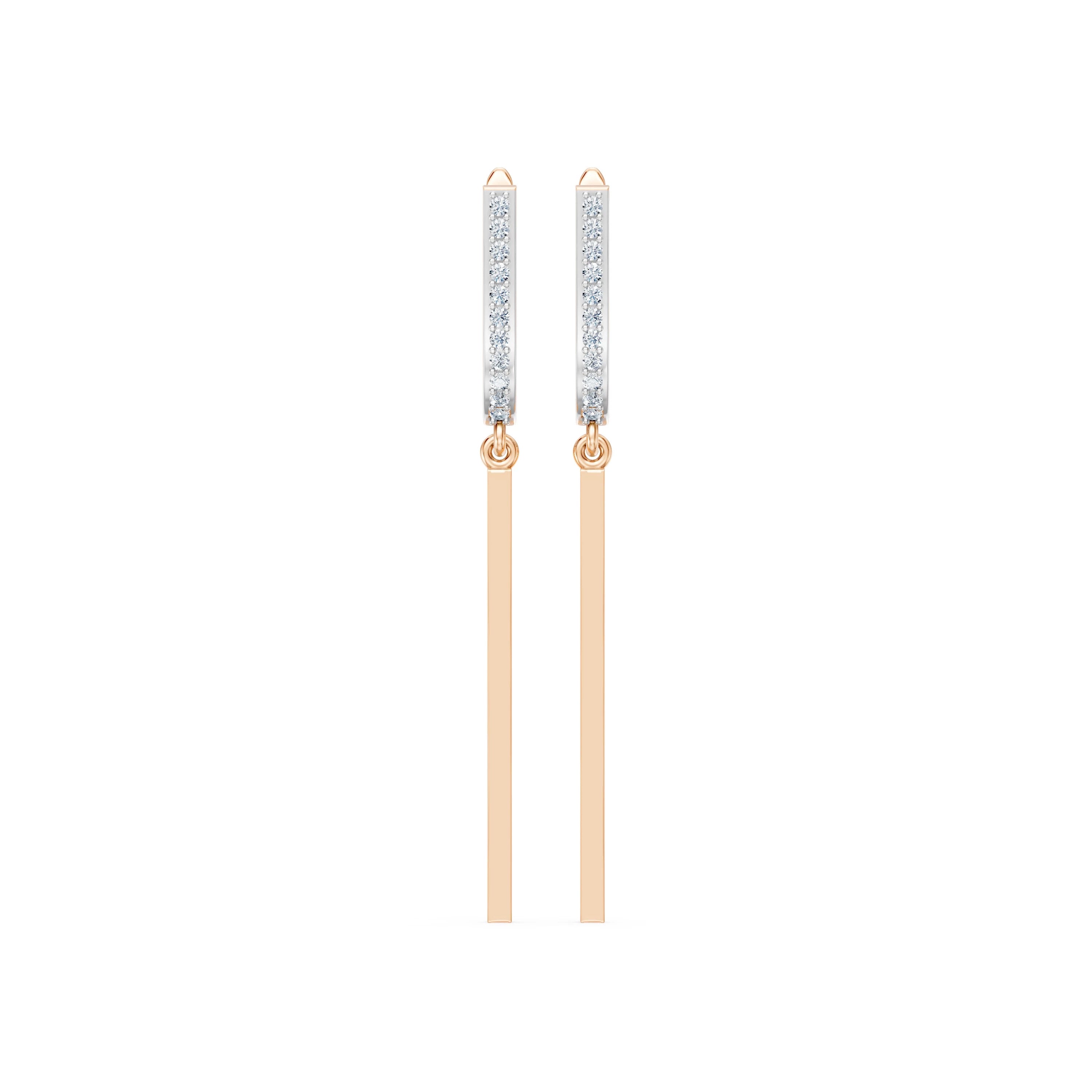 Minimalism Earring, 0.13 ct — 102-10129/3