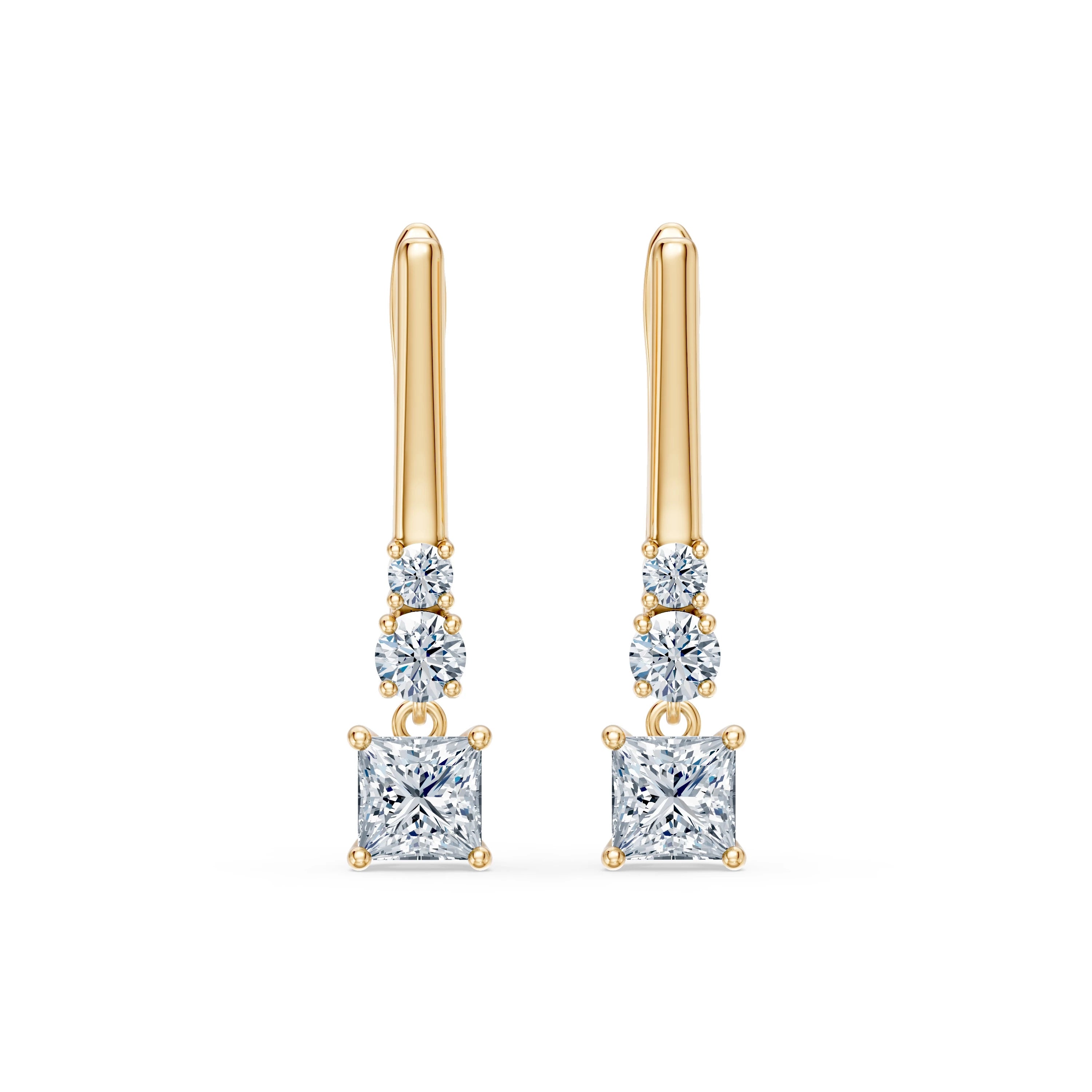 Solitaire Eternity Earring, 0.6 ct — 102-10143(0.30)PR